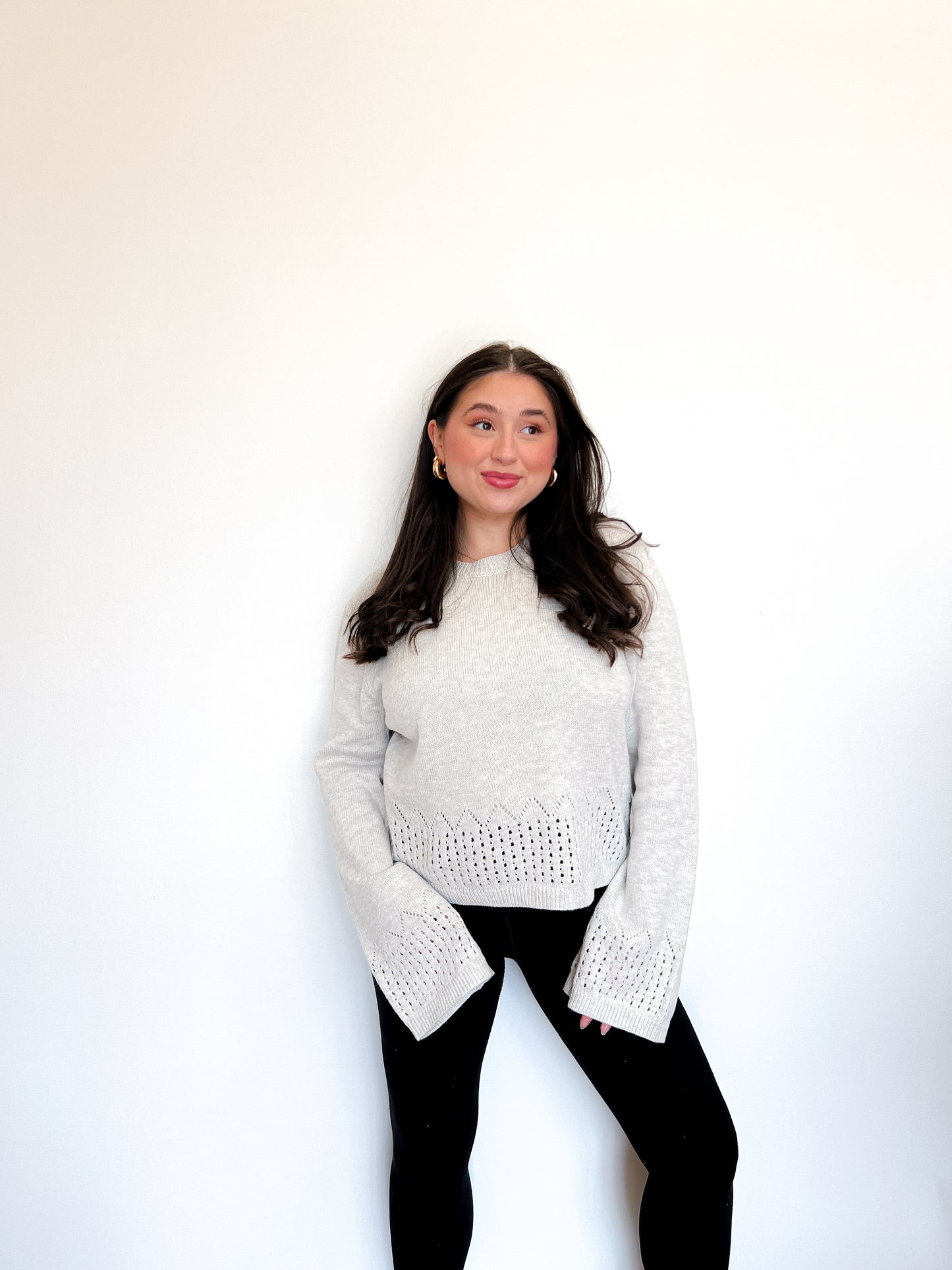 Open Knit Sweater