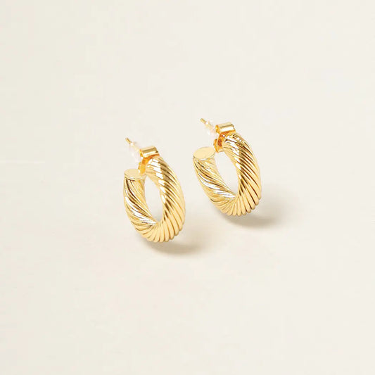 Twisted Mini Hoops