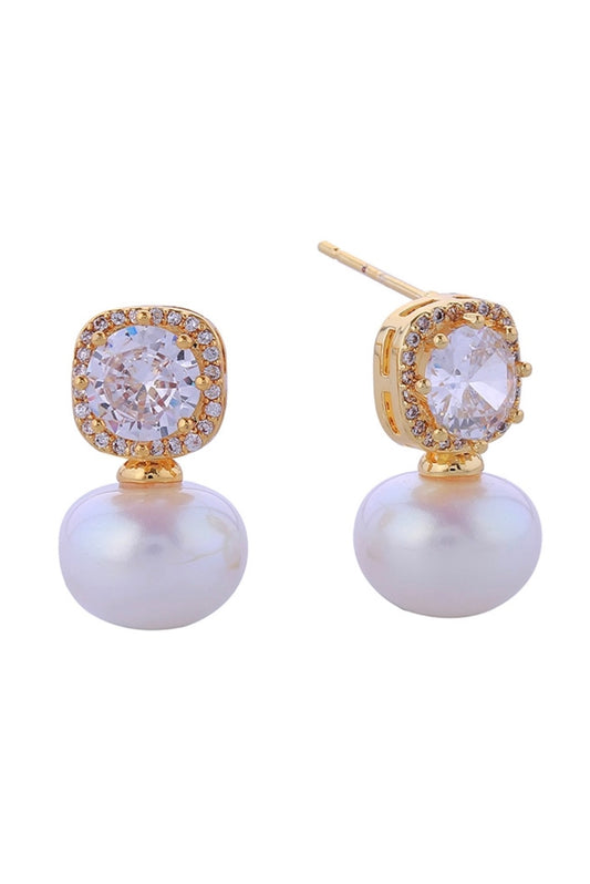 Pearl Drop Studs