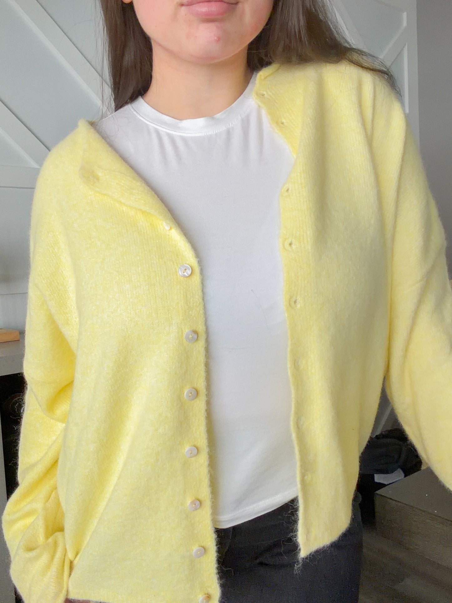 Pastels Cardigan- Yellow