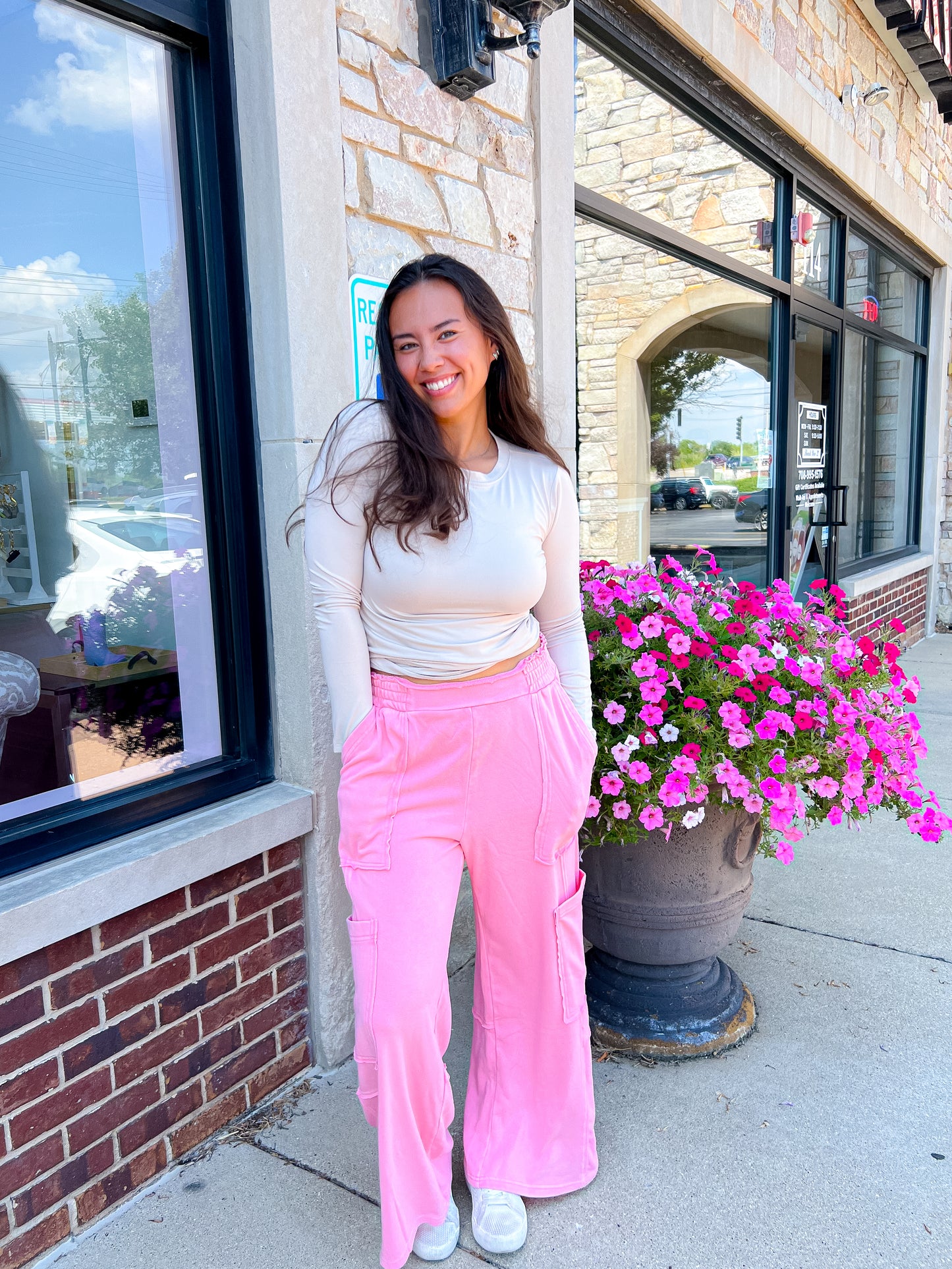 Utility Sweatpants - Pink