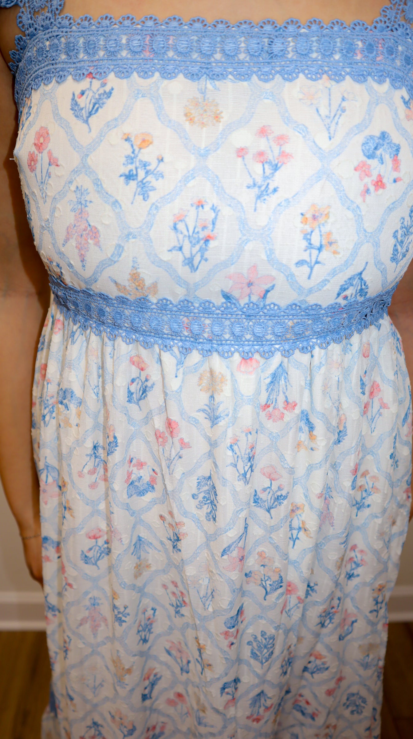 Flower Garden Midi Dress