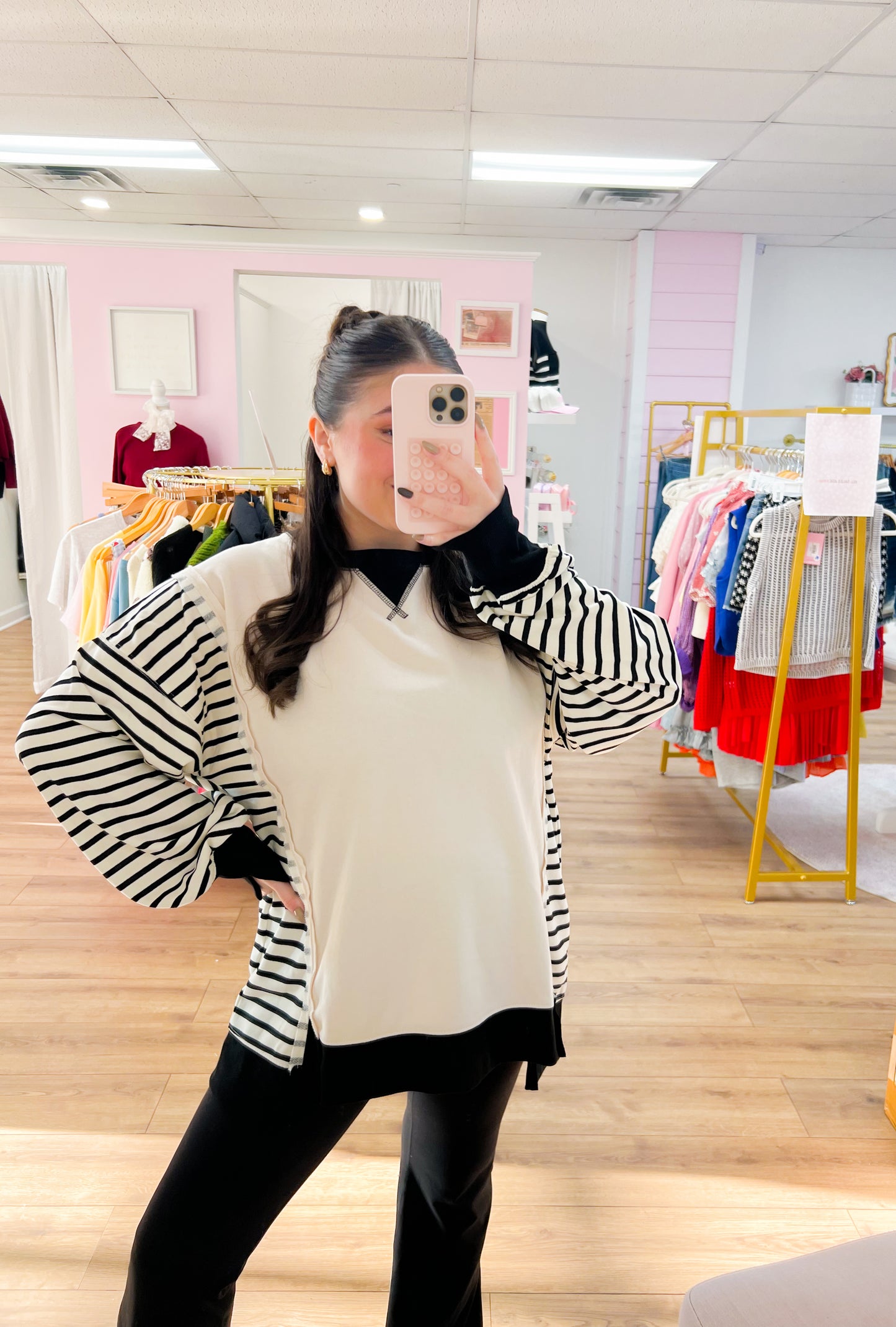 Stripes On Stripes Top