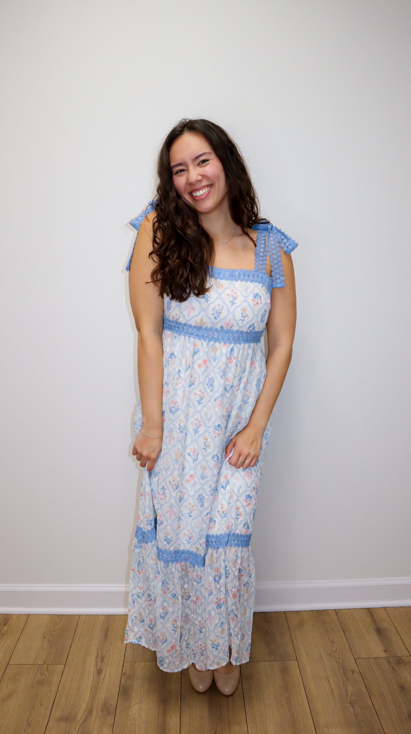 Flower Garden Midi Dress