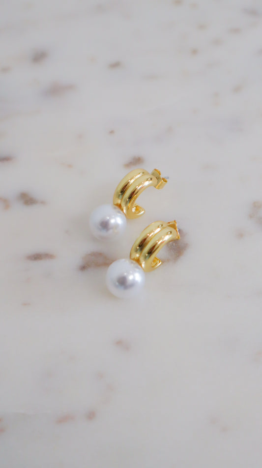 Pearl Hoops