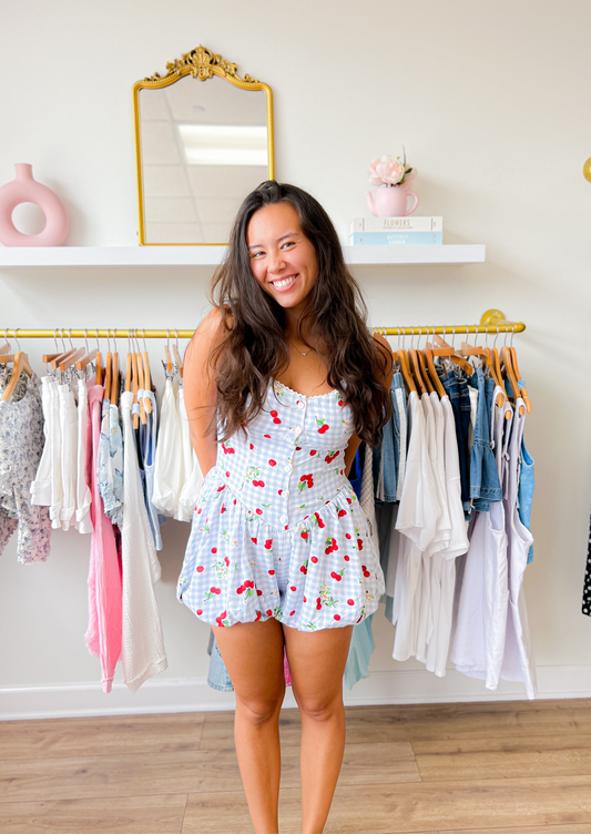 Cherry Bomb Romper