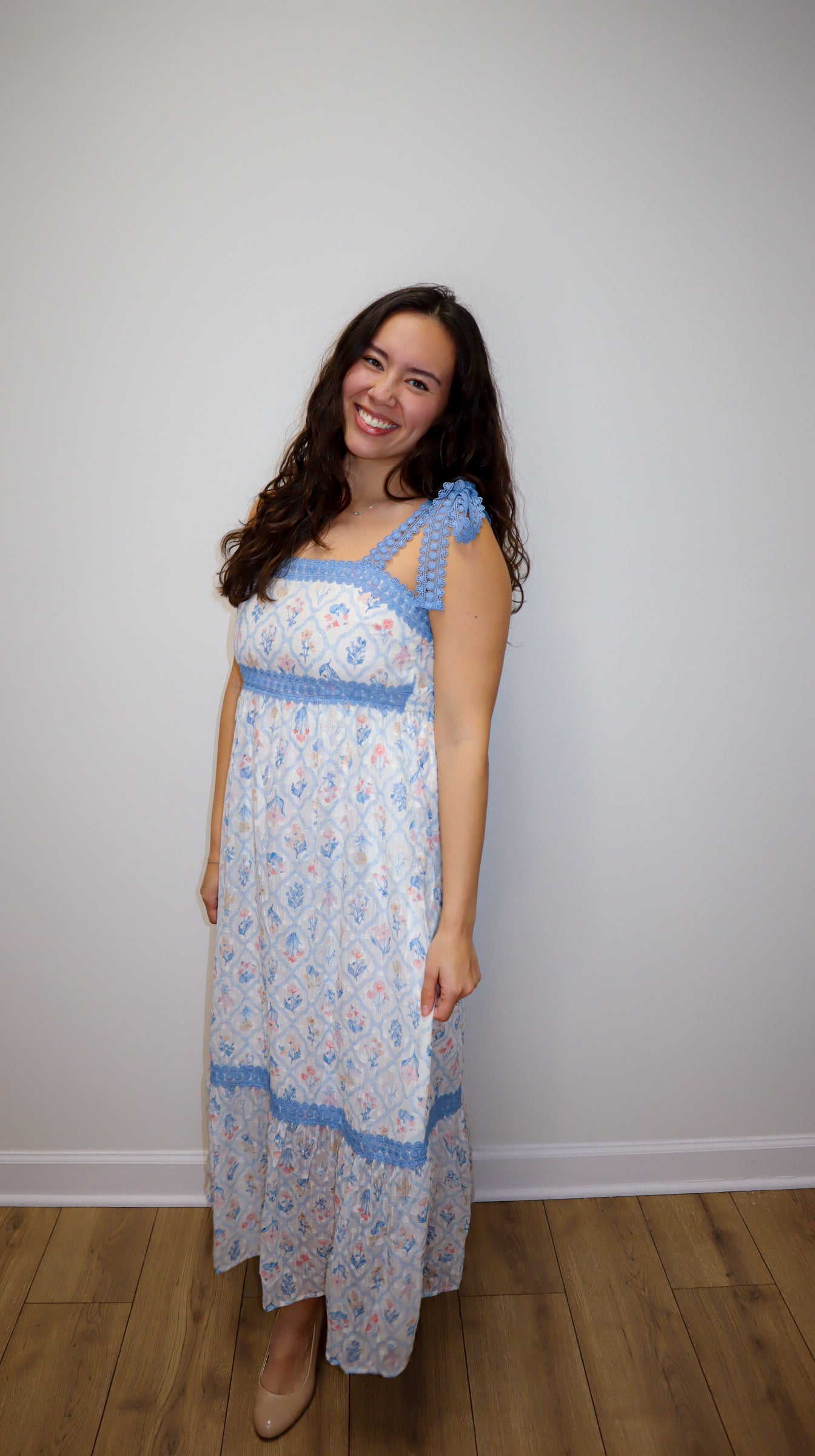 Flower Garden Midi Dress