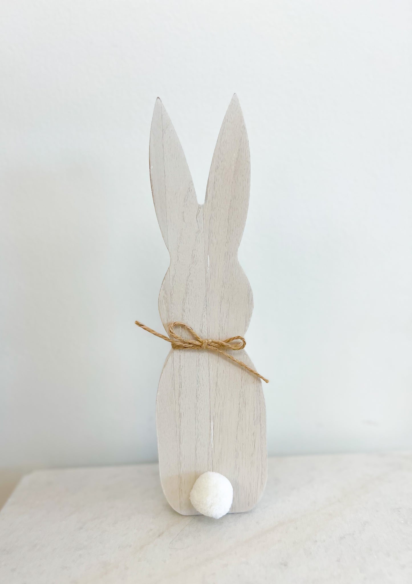 wood bunny decor