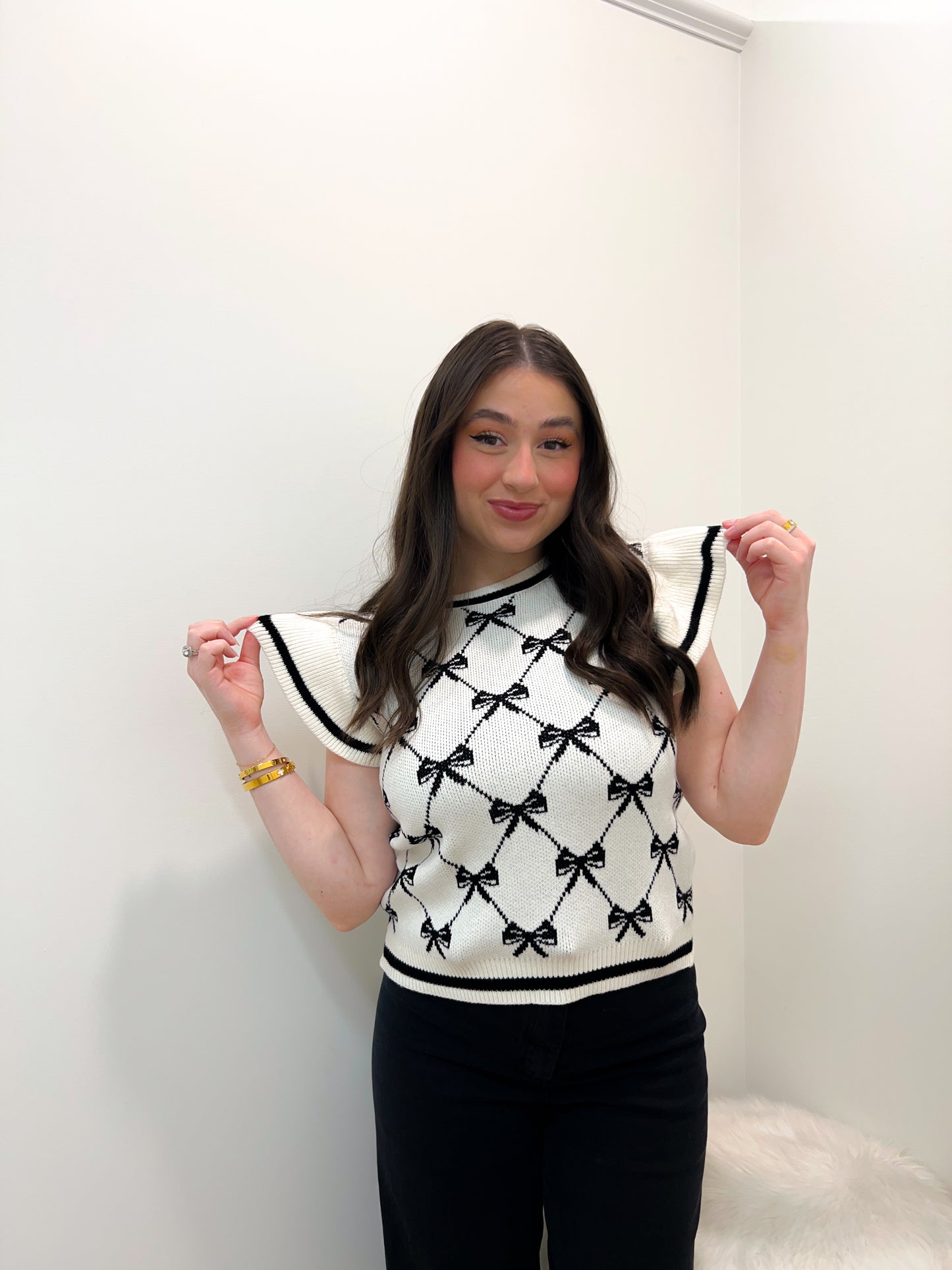 Coquette Flutter Sleeve Tank