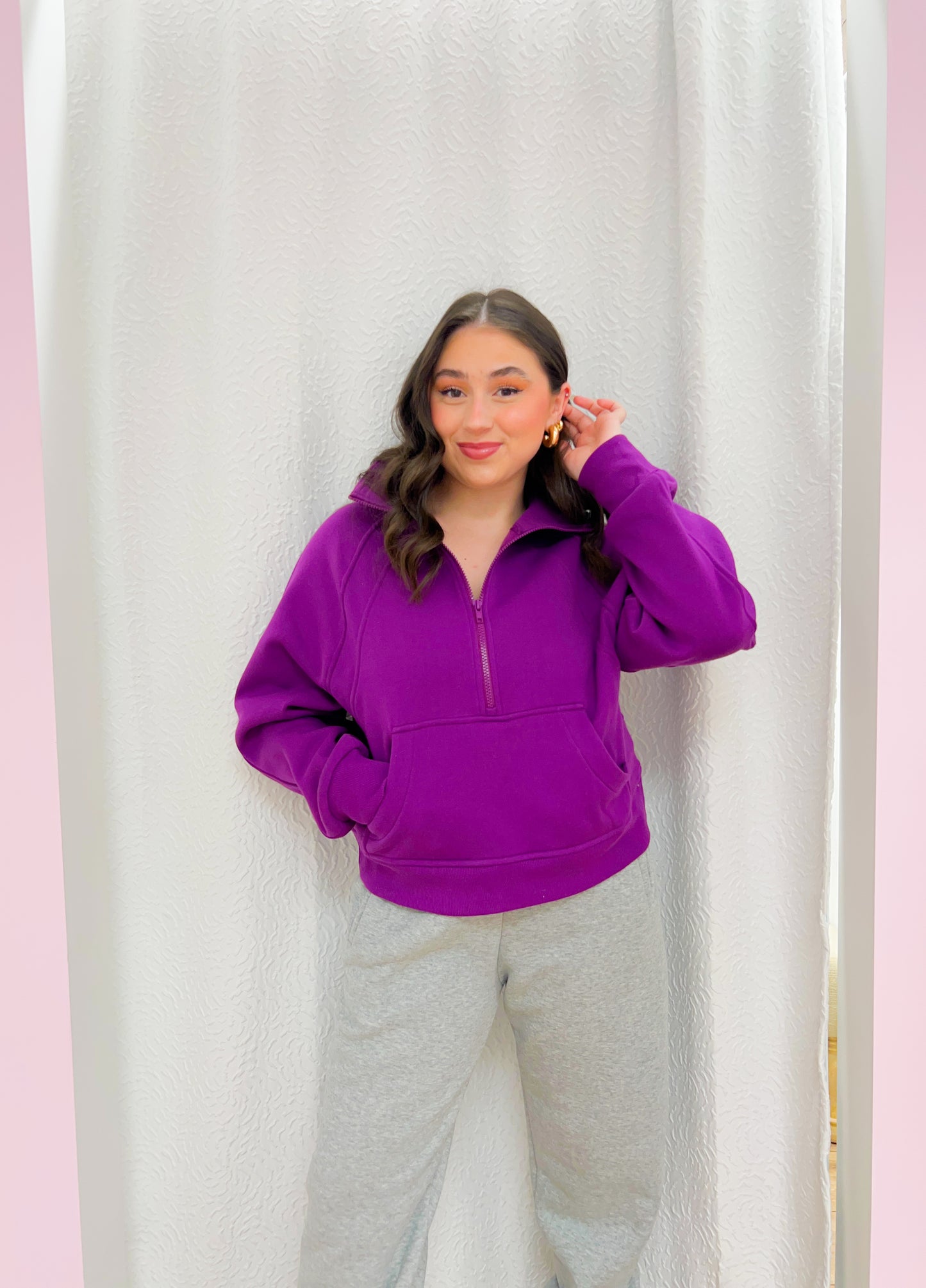 comfort half zip