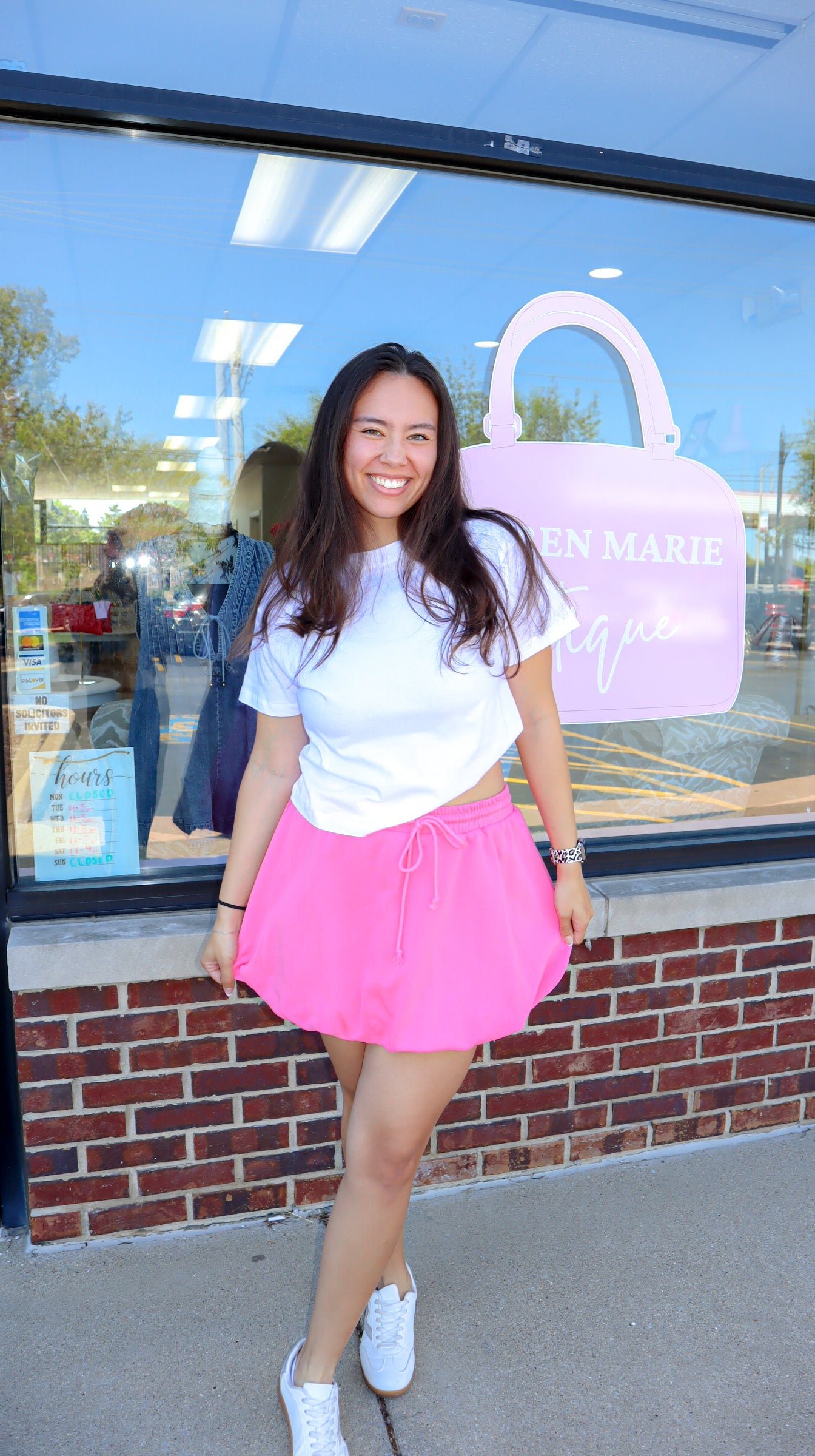 Drawstring Bubble Skirt
