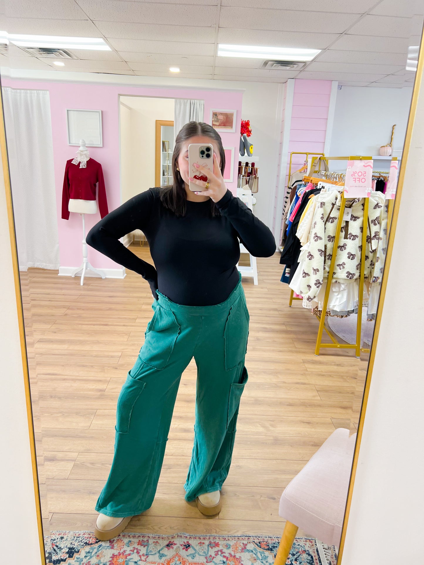 Utility Sweatpants - Hunter Green