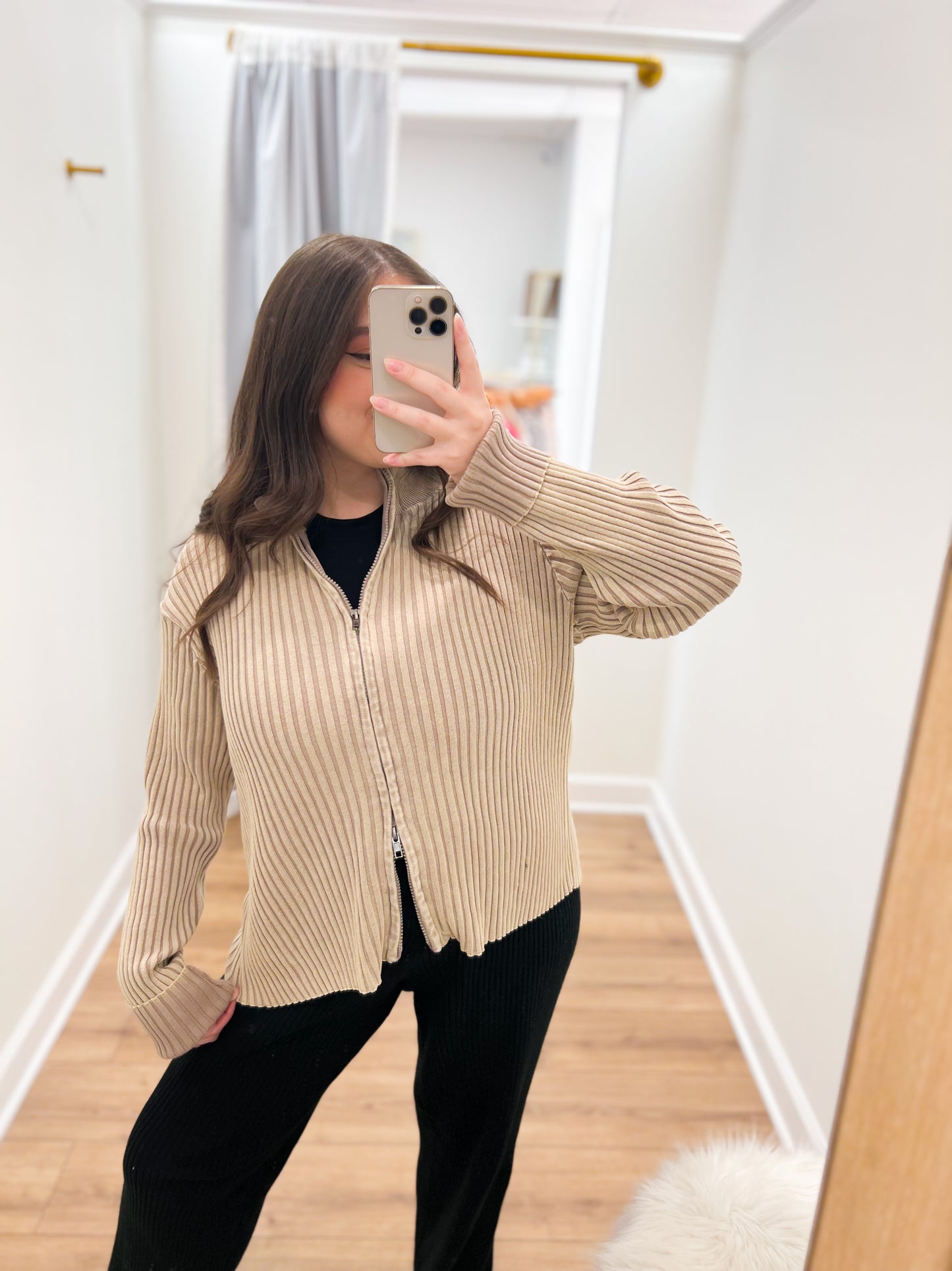 2 Way Zip Sweater