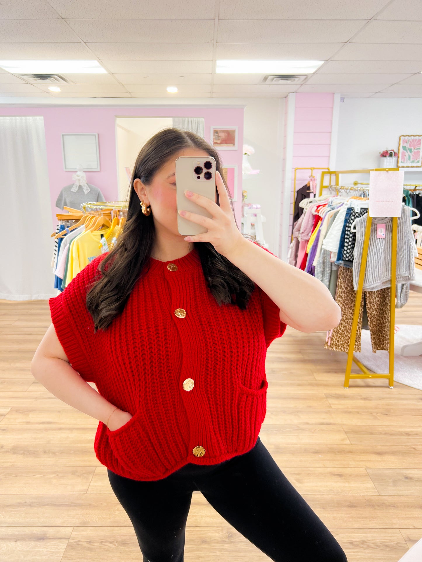 Ruby Red Sweater