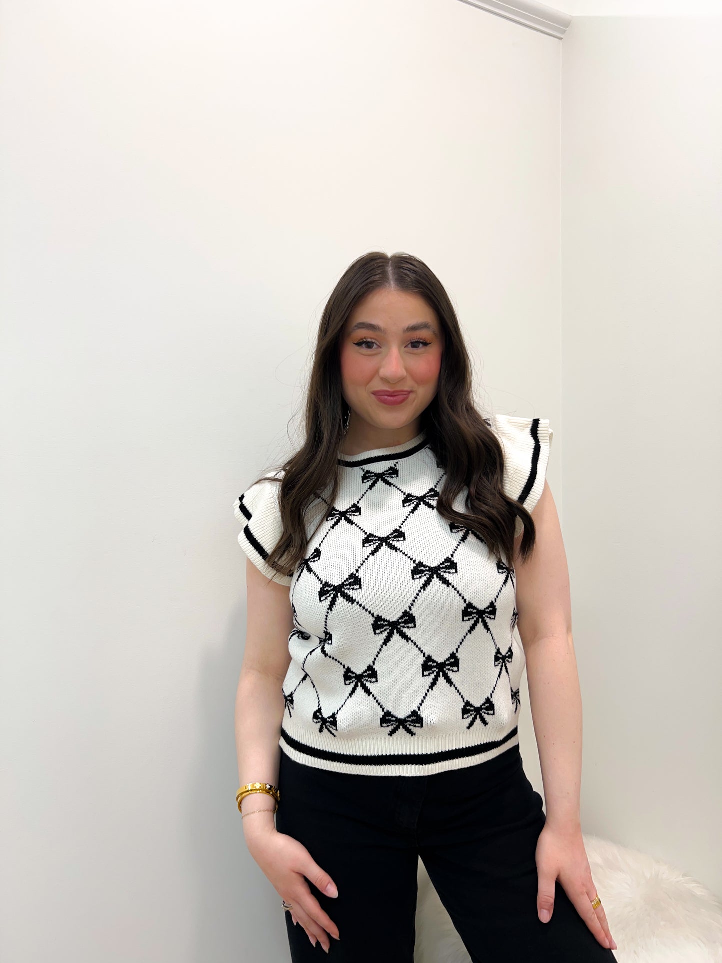 Coquette Flutter Sleeve Tank