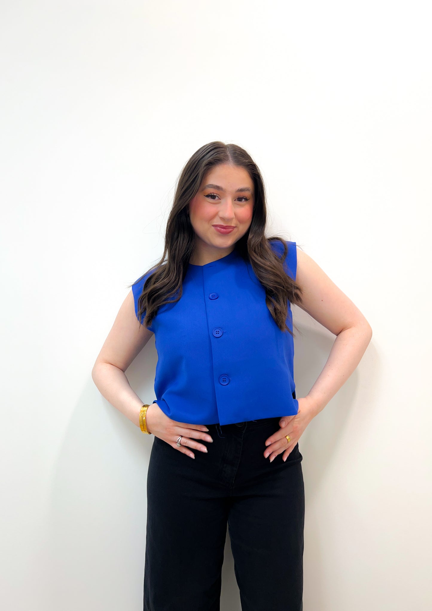 Chic Cobalt Vest