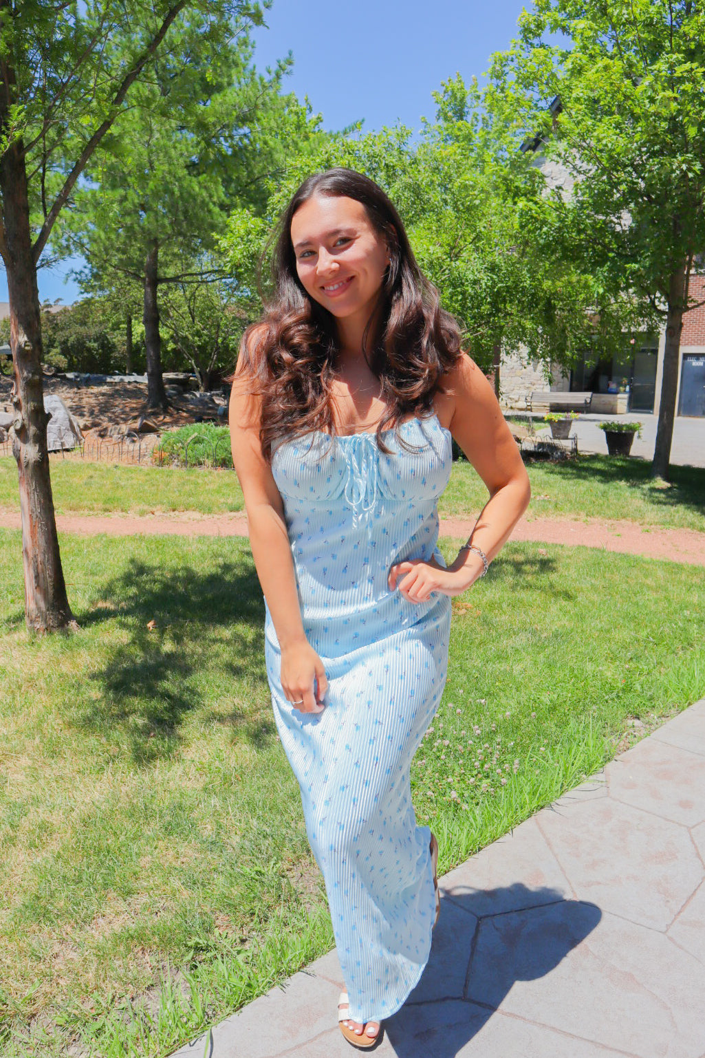 grand opening midi dress