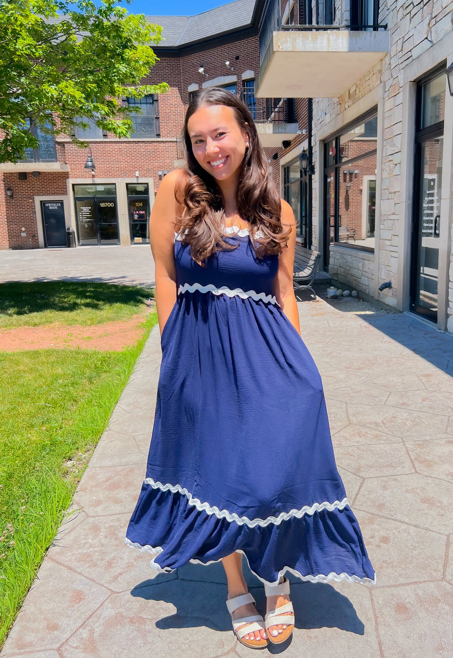 flirty girly maxi dress