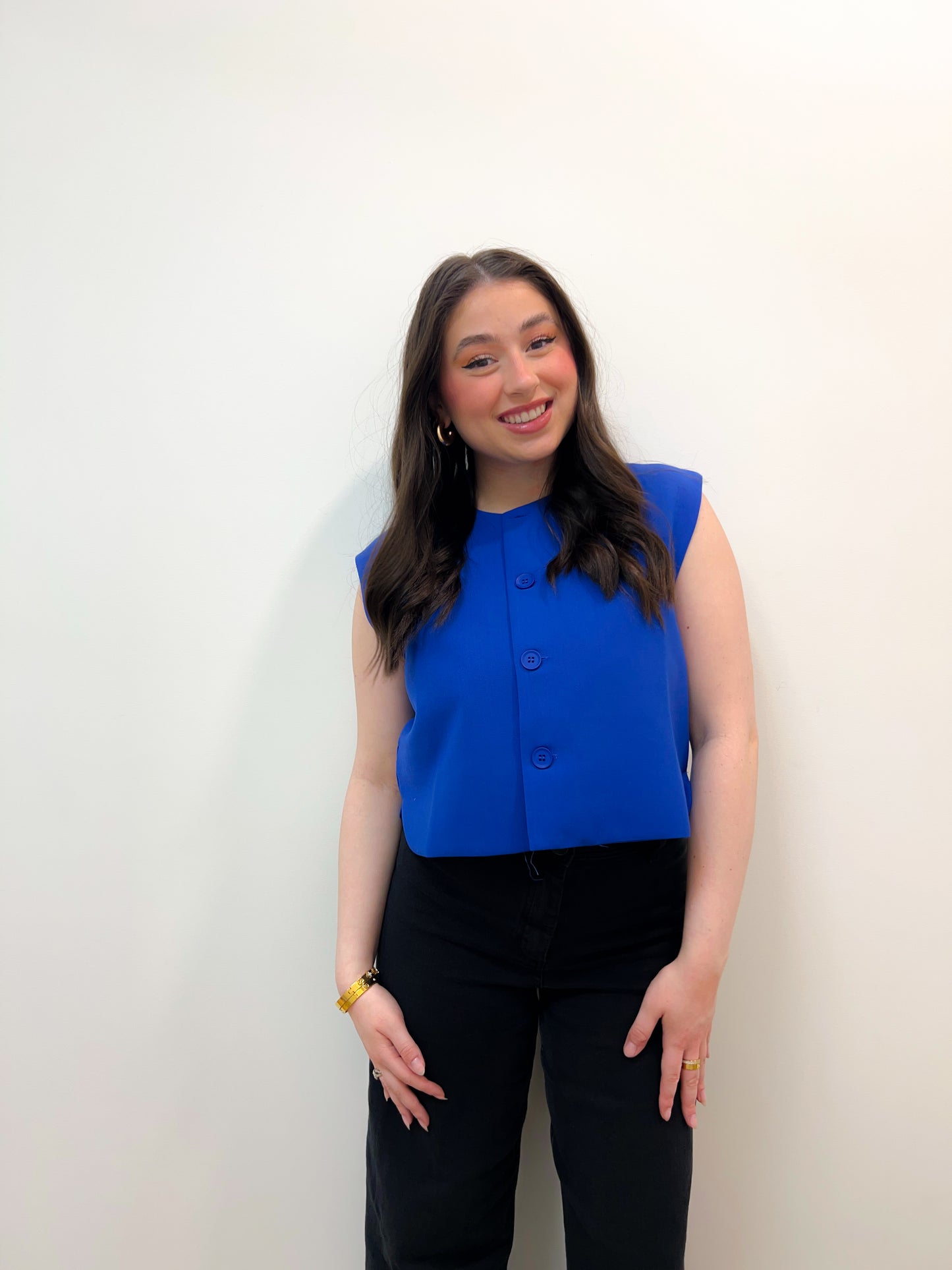 Chic Cobalt Vest