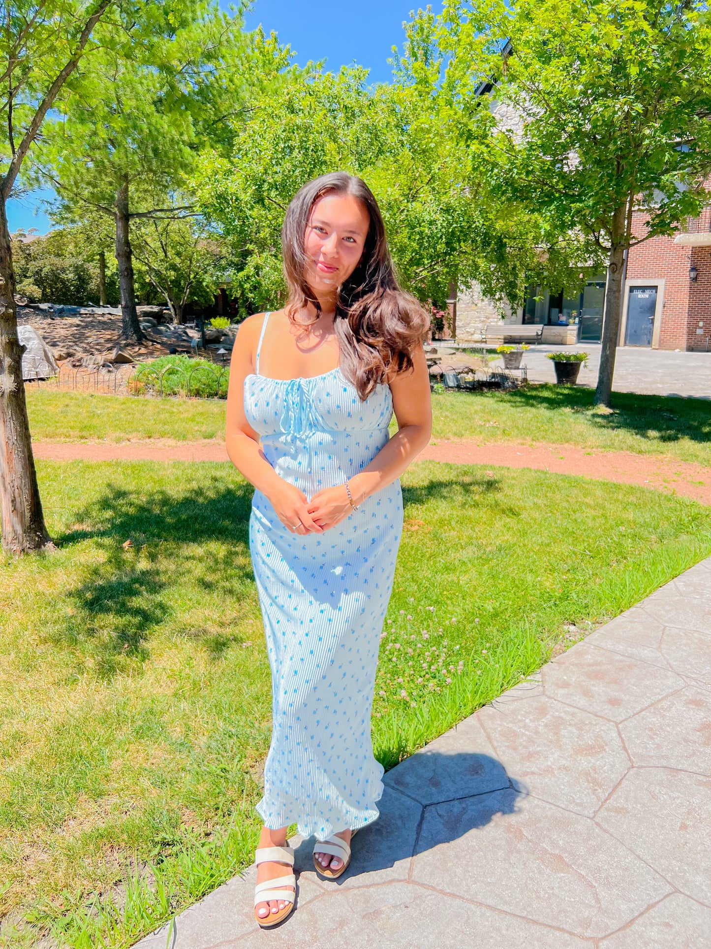 grand opening midi dress