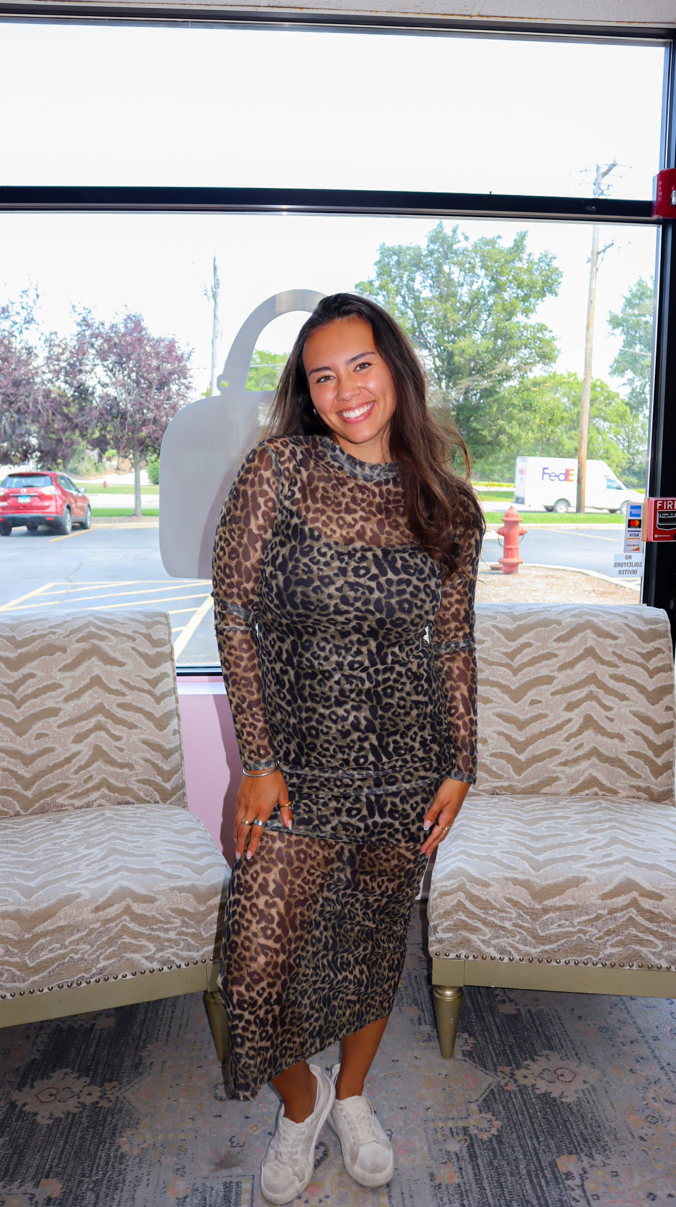 Leopard Midi Dress