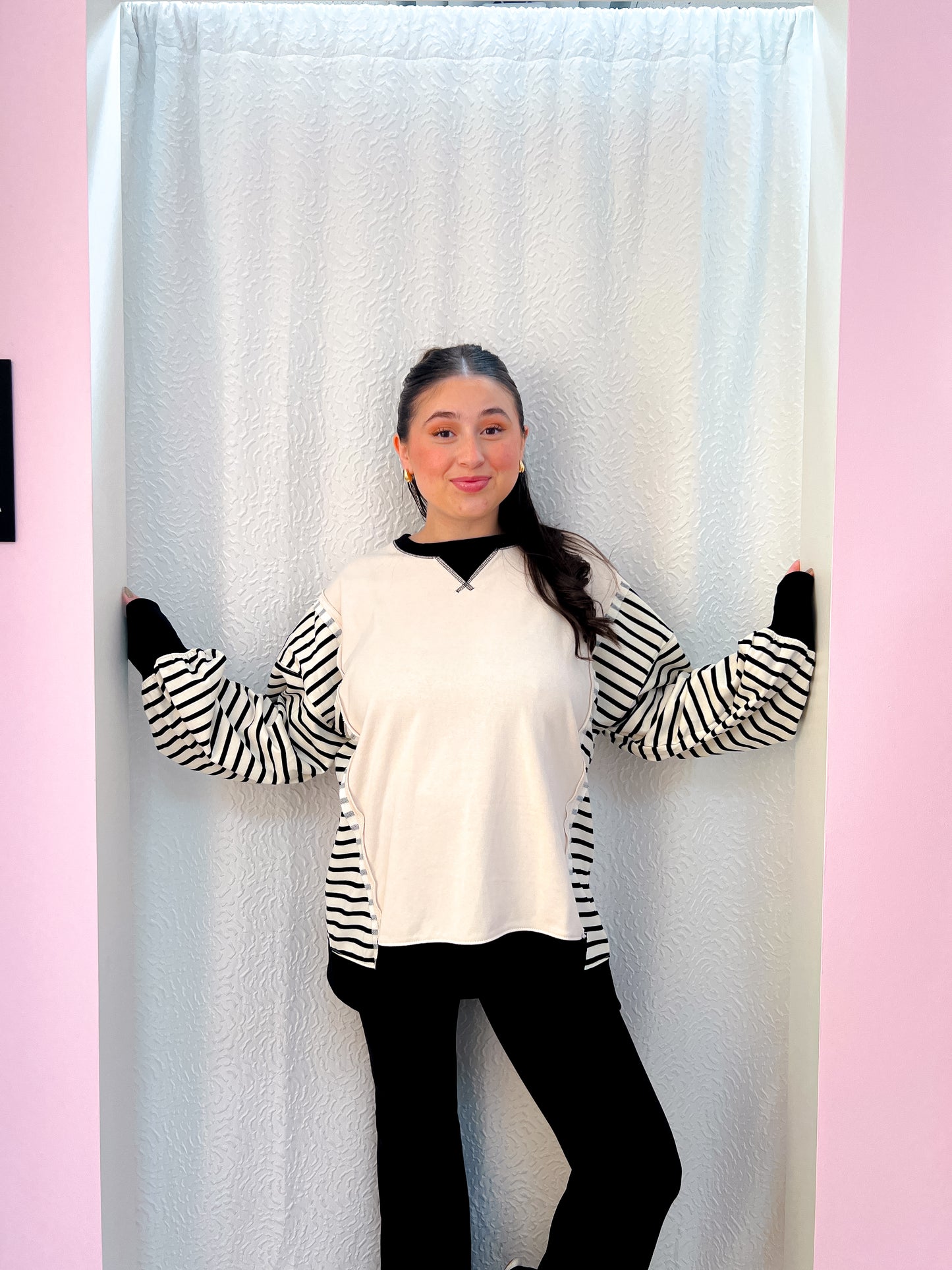 Stripes On Stripes Top