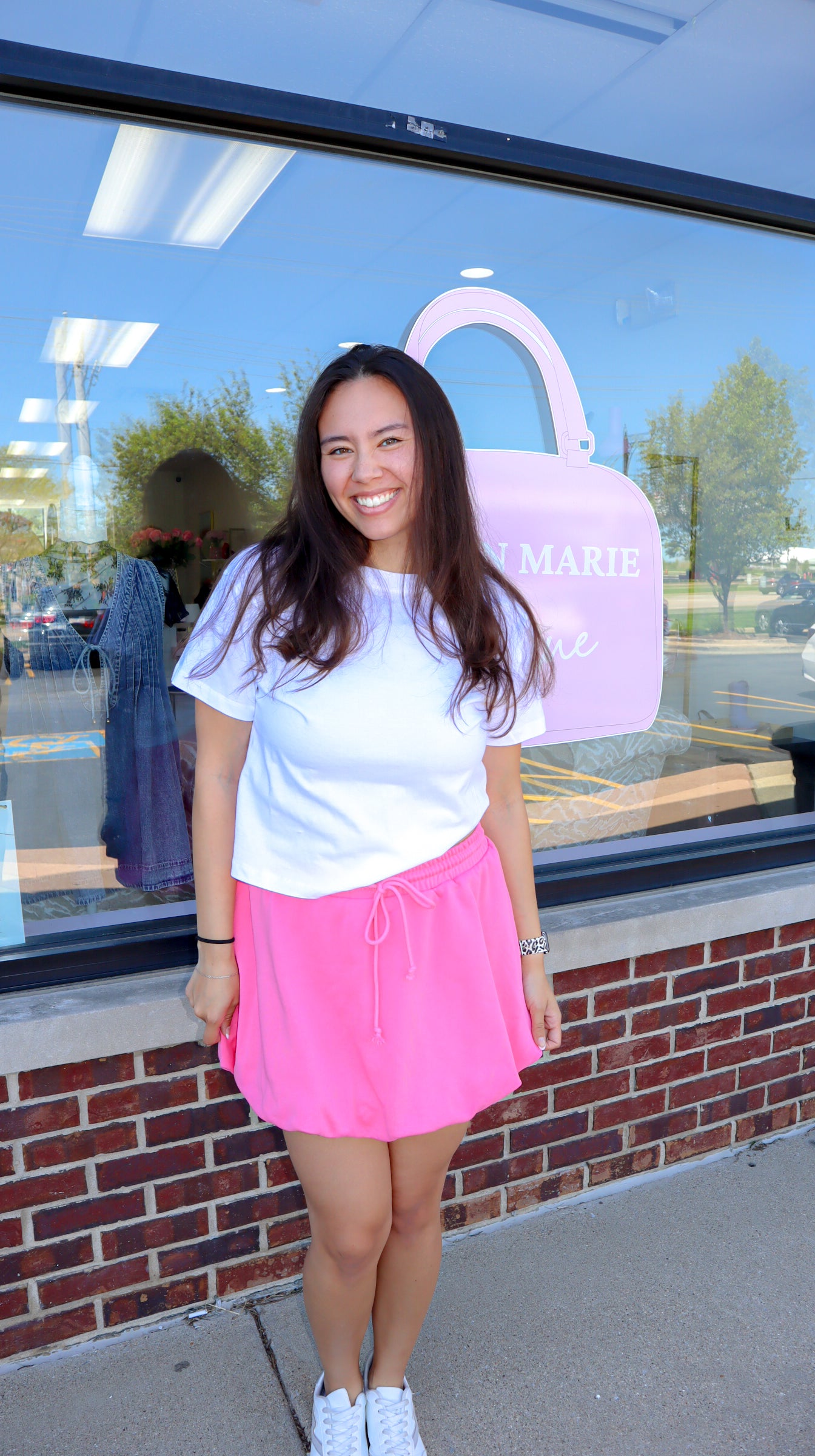 Drawstring Bubble Skirt