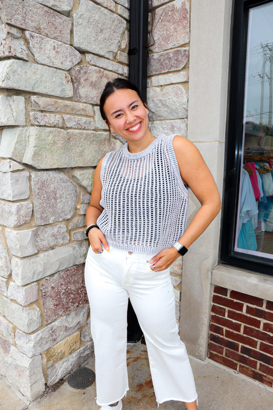 Shades of Grey Knit Vest