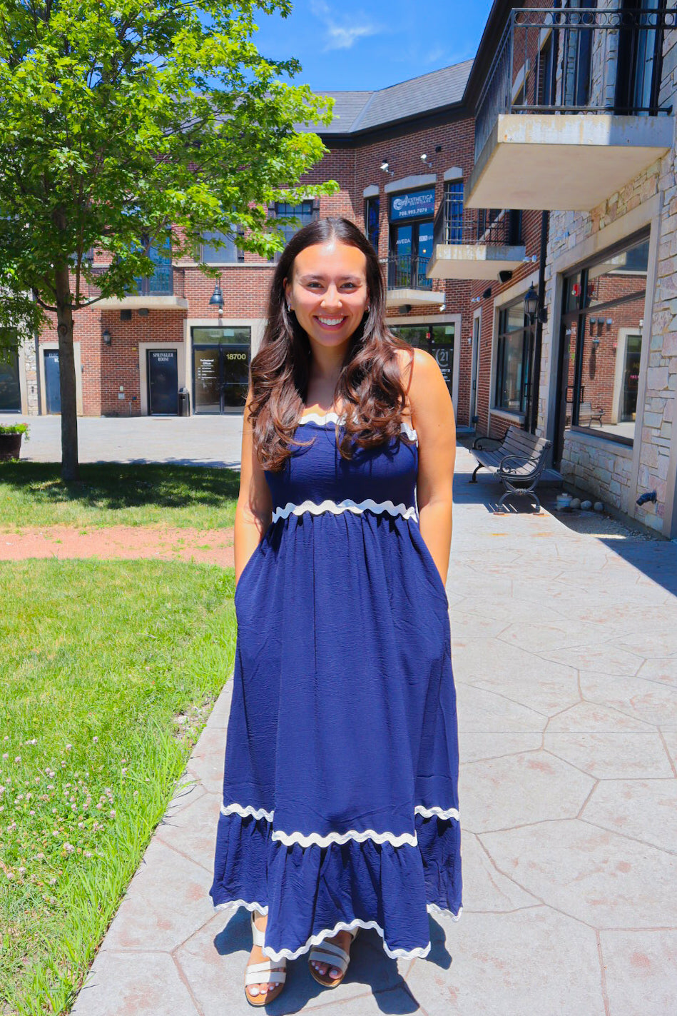 flirty girly maxi dress