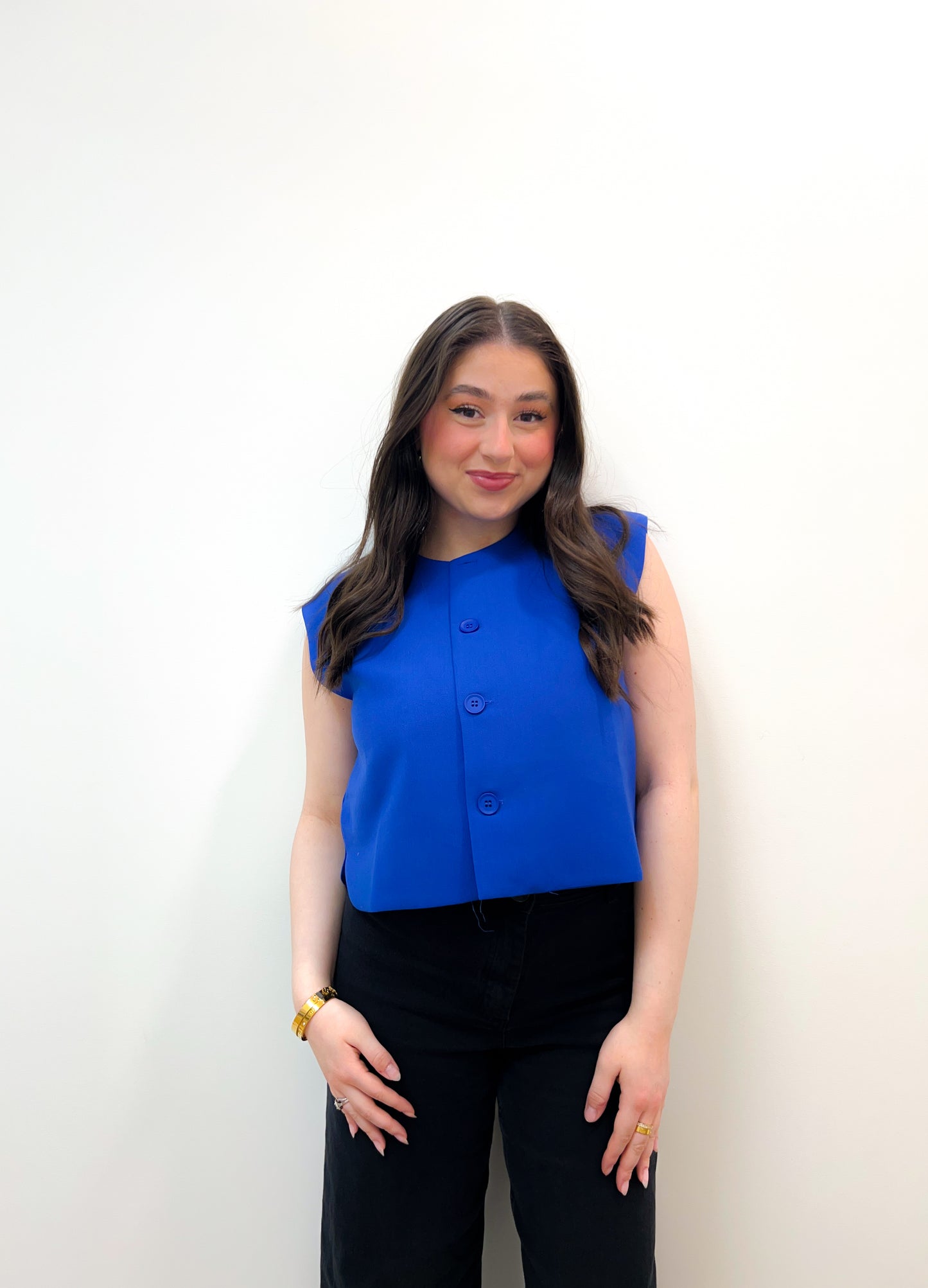 Chic Cobalt Vest