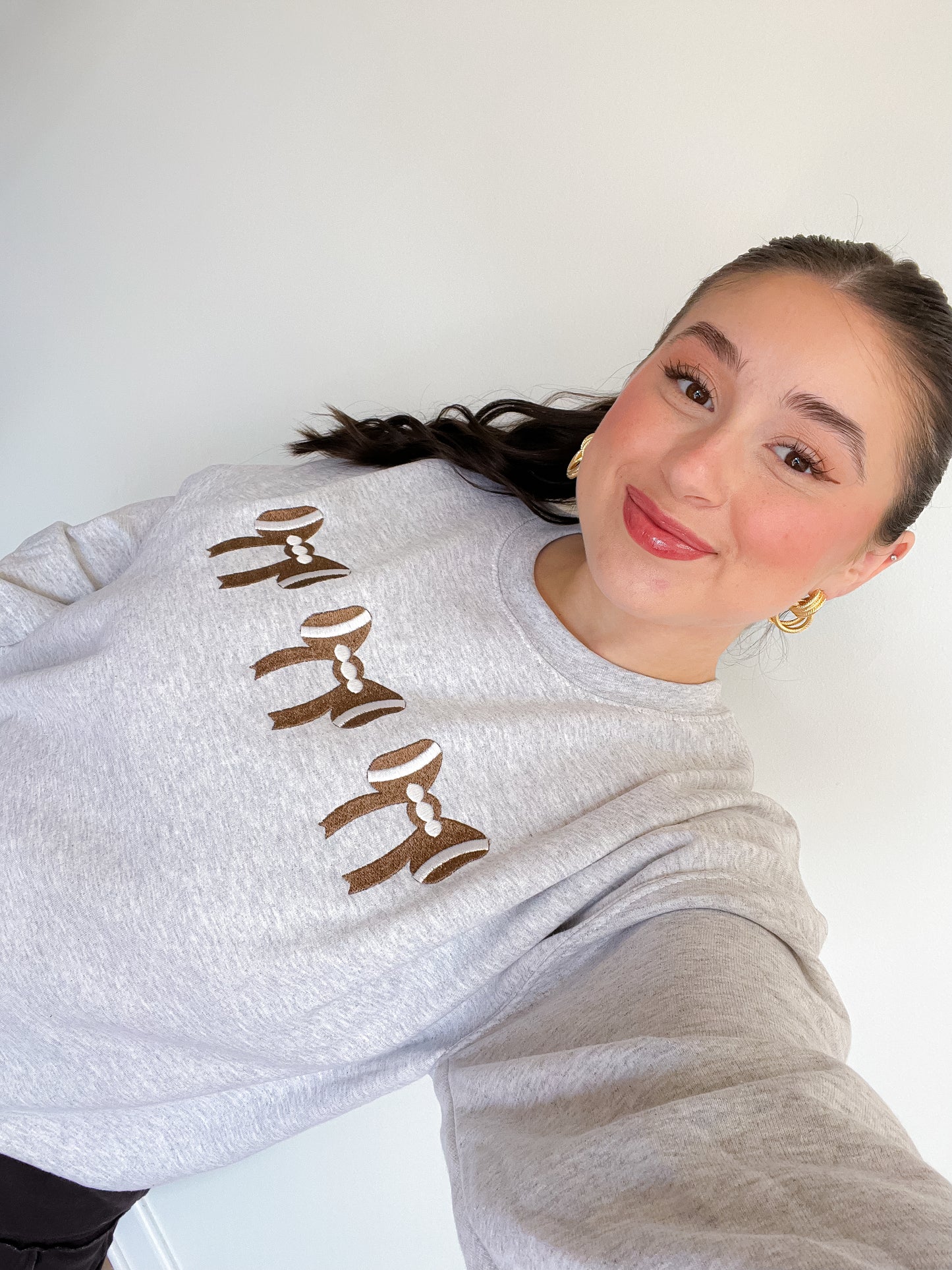 Coquette Football Crewneck