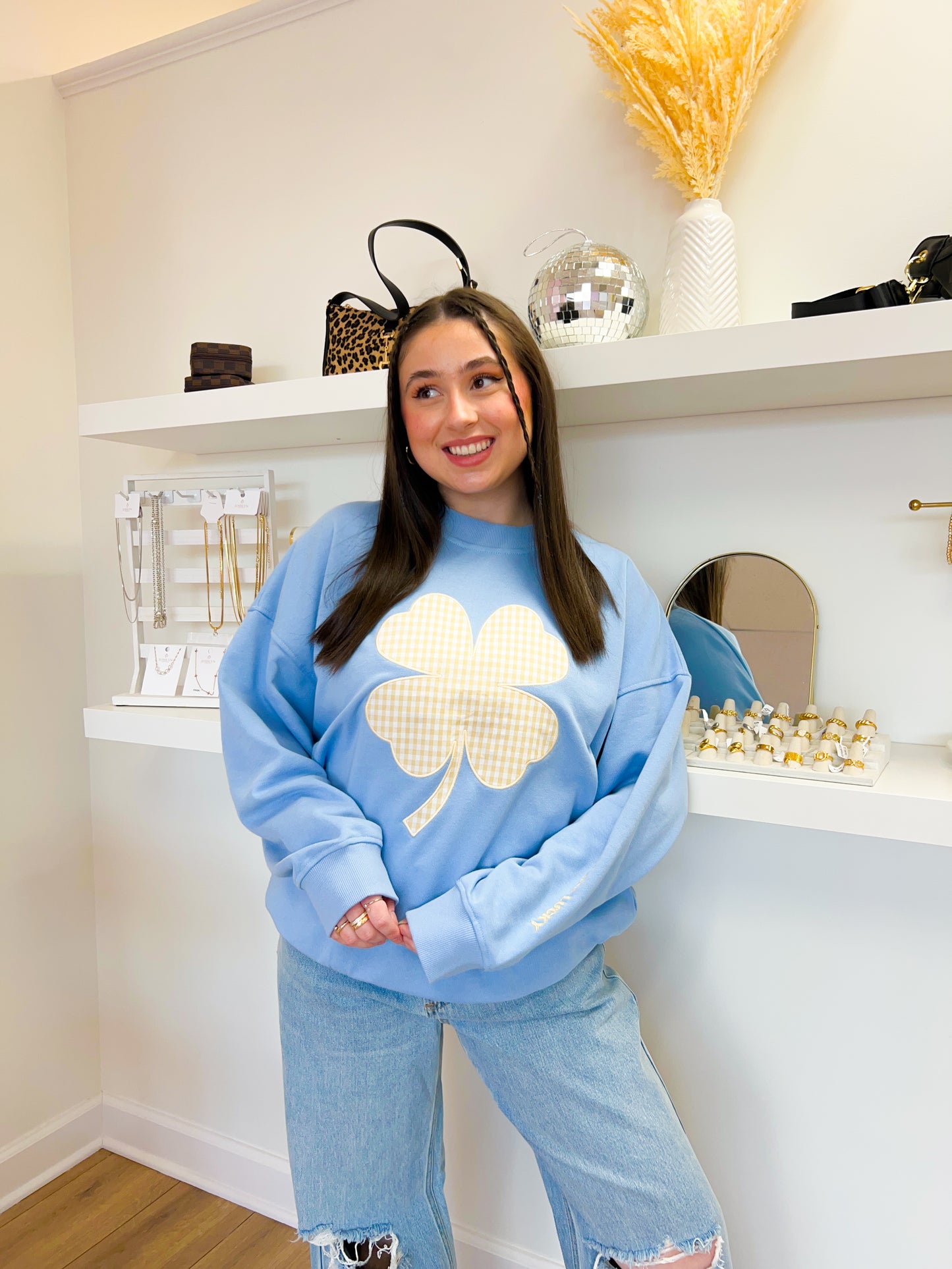 feeling lucky sweatshirt