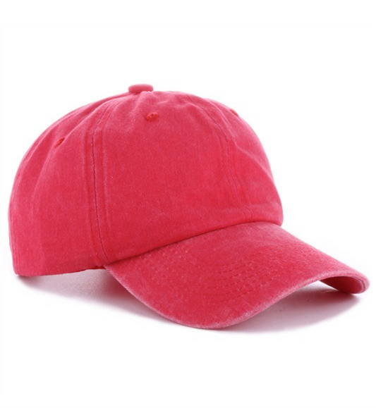 Baseball Caps- Red