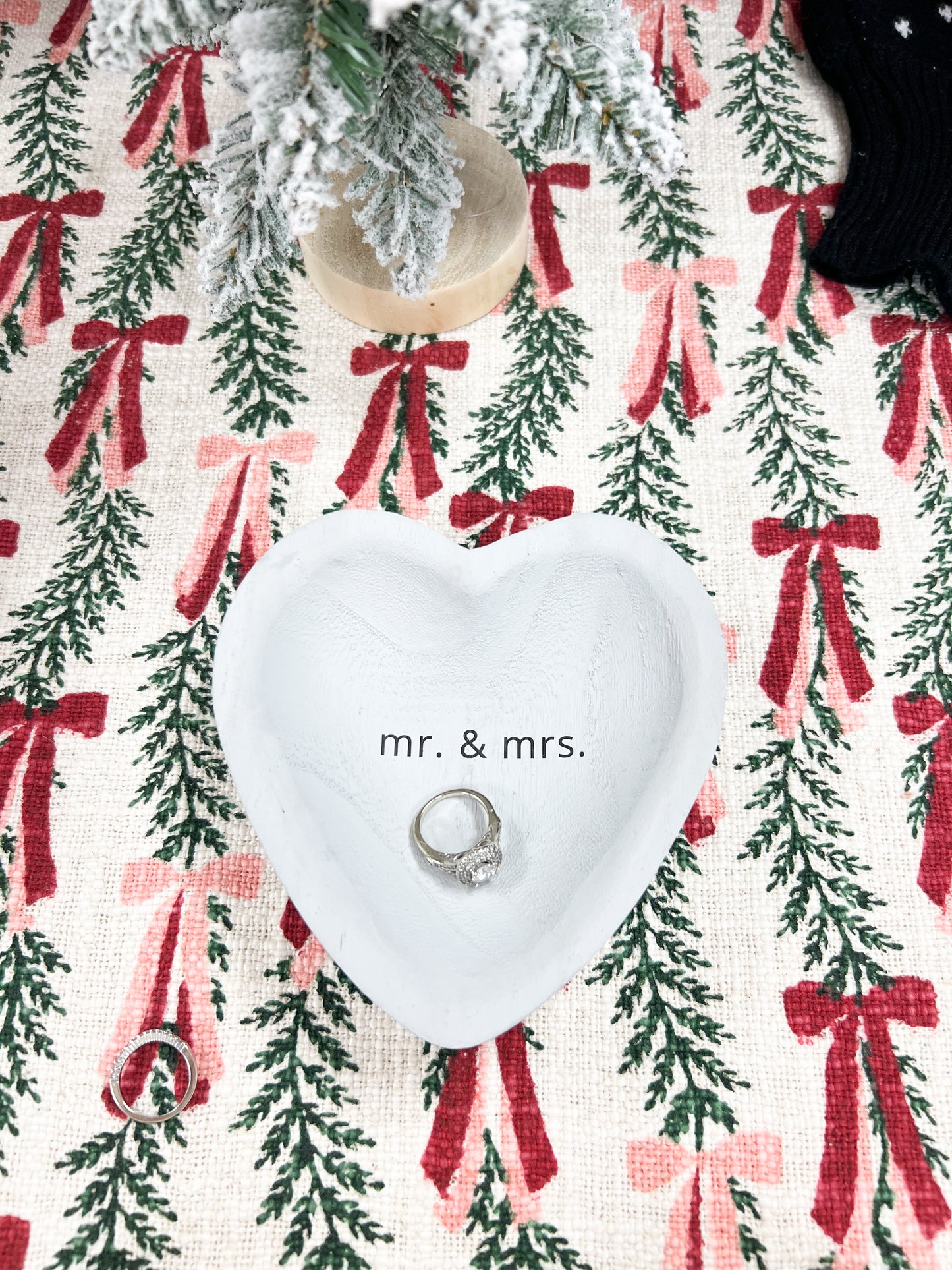 mr. & mrs. trinket dish