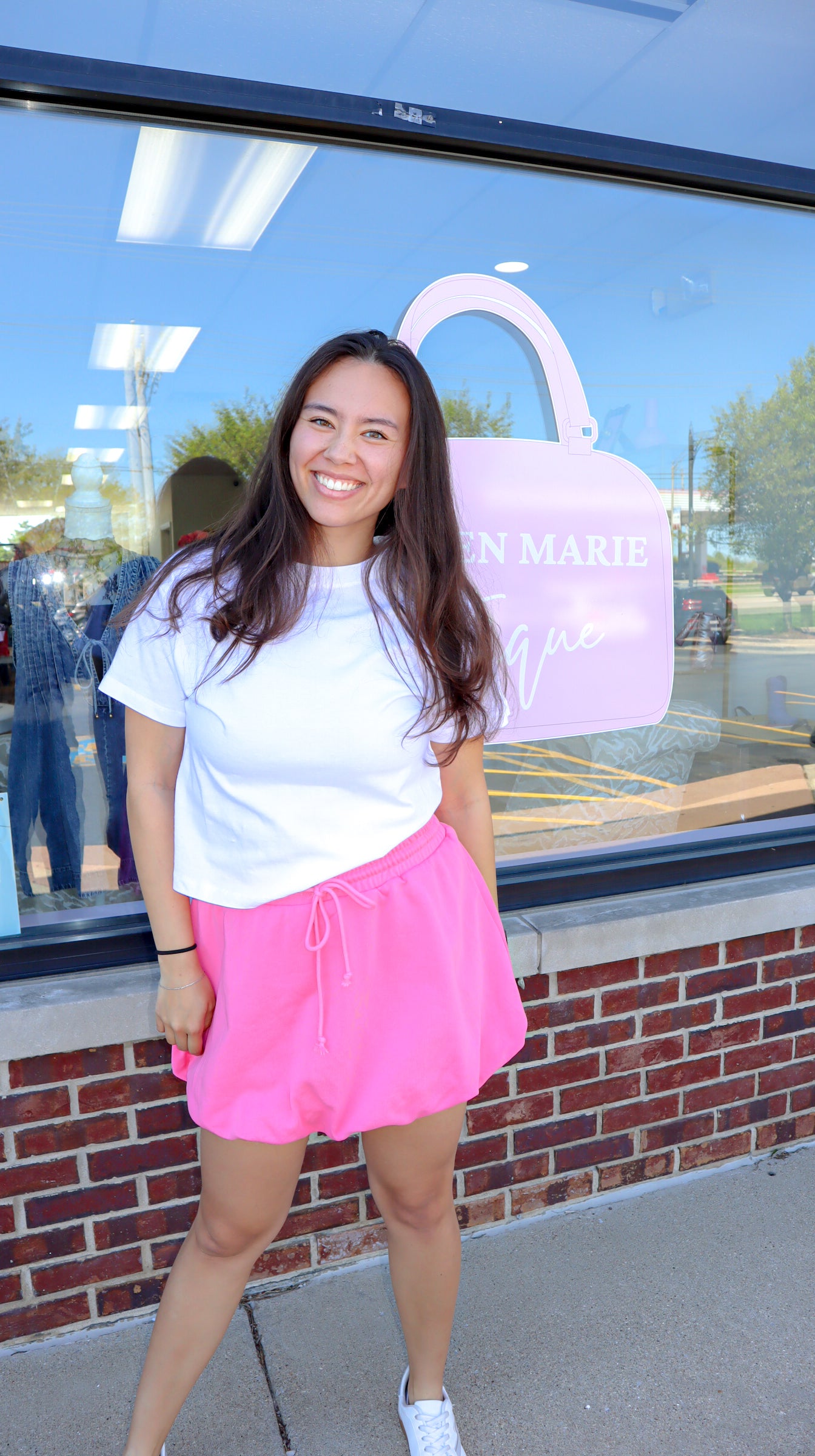 Drawstring Bubble Skirt