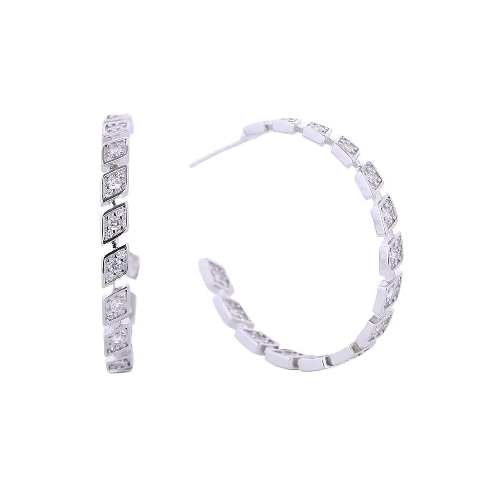 Touch Of Sparkle Hoops