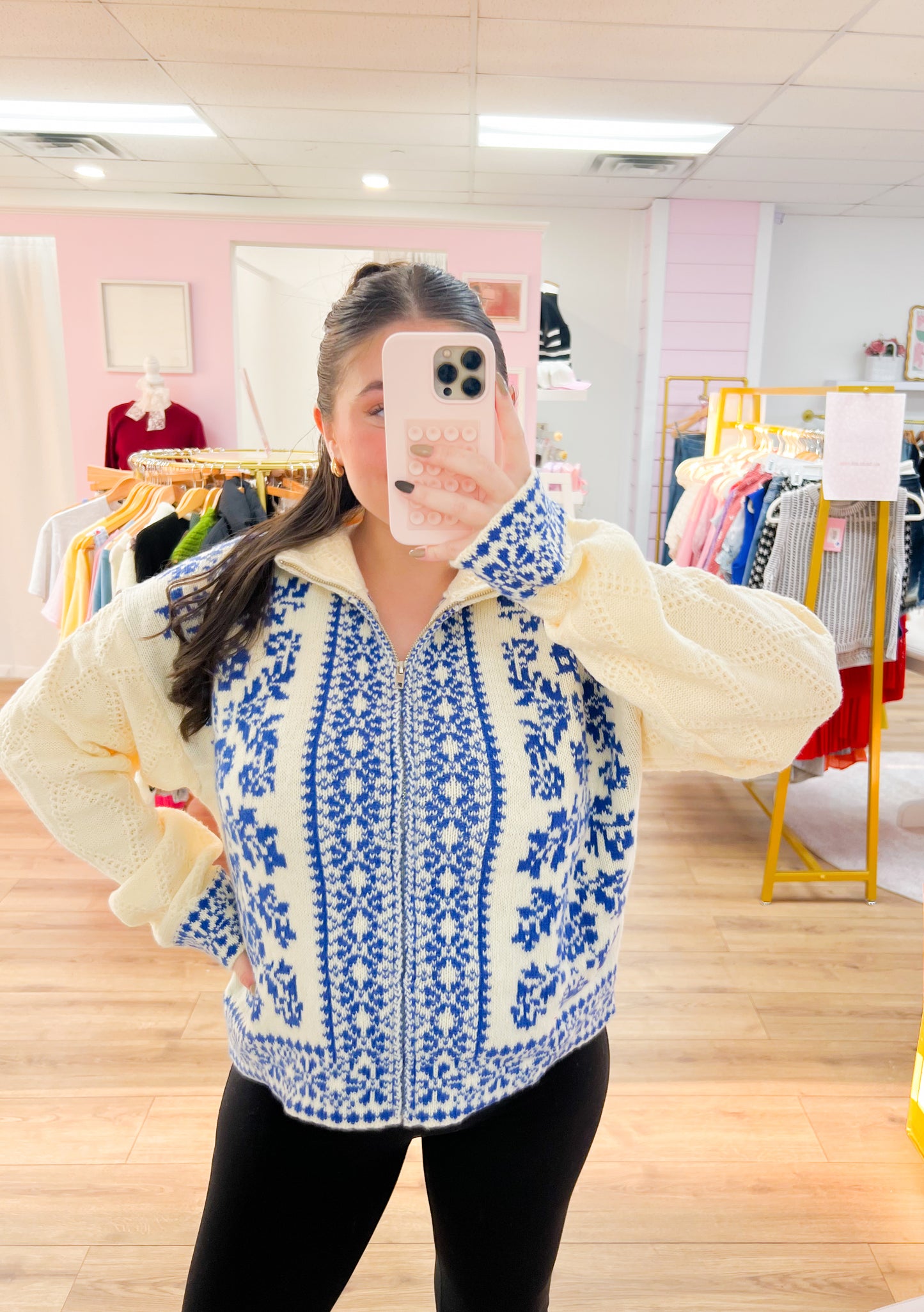 Lodge Zip Up Cardigan