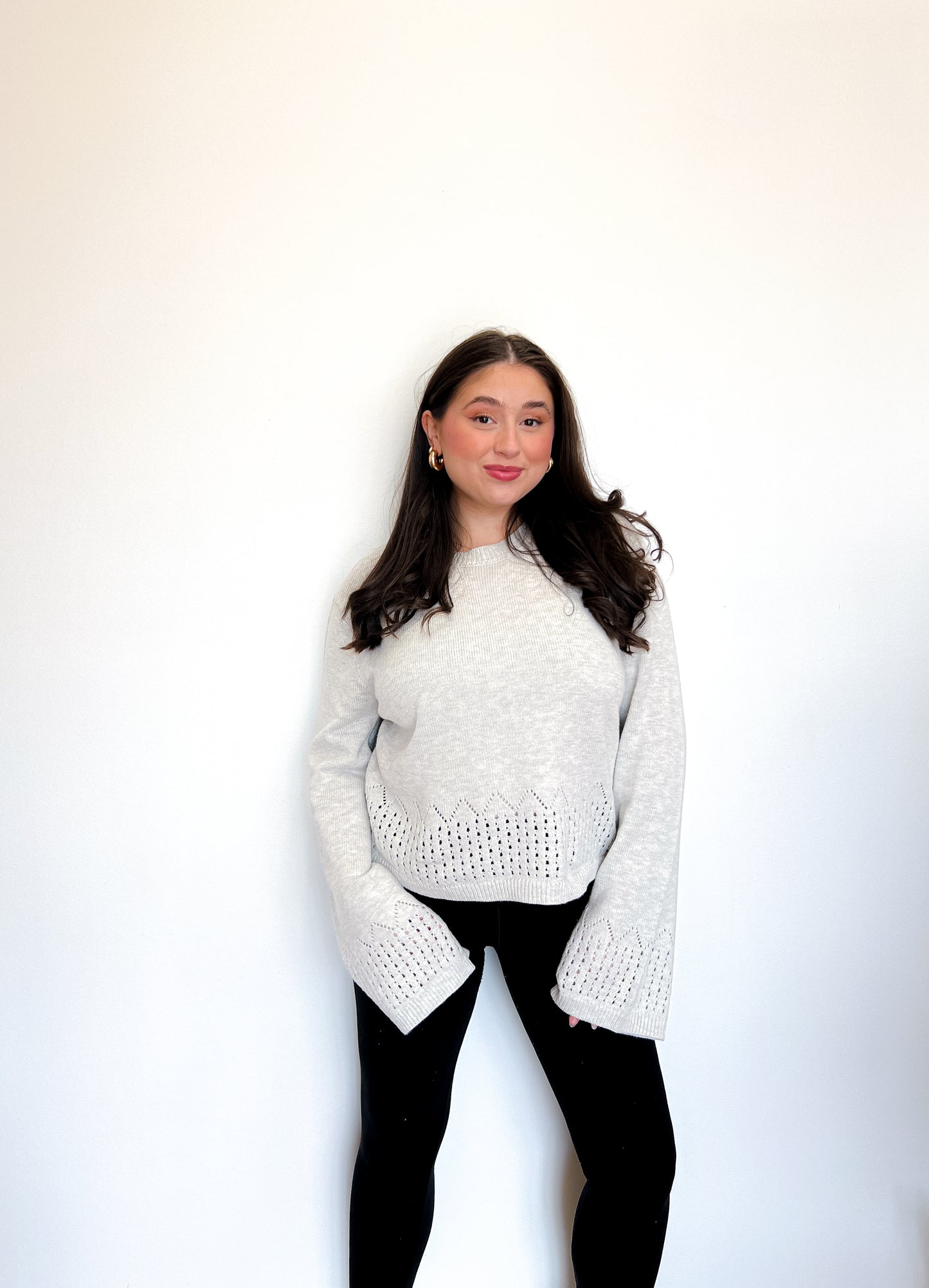 Open Knit Sweater