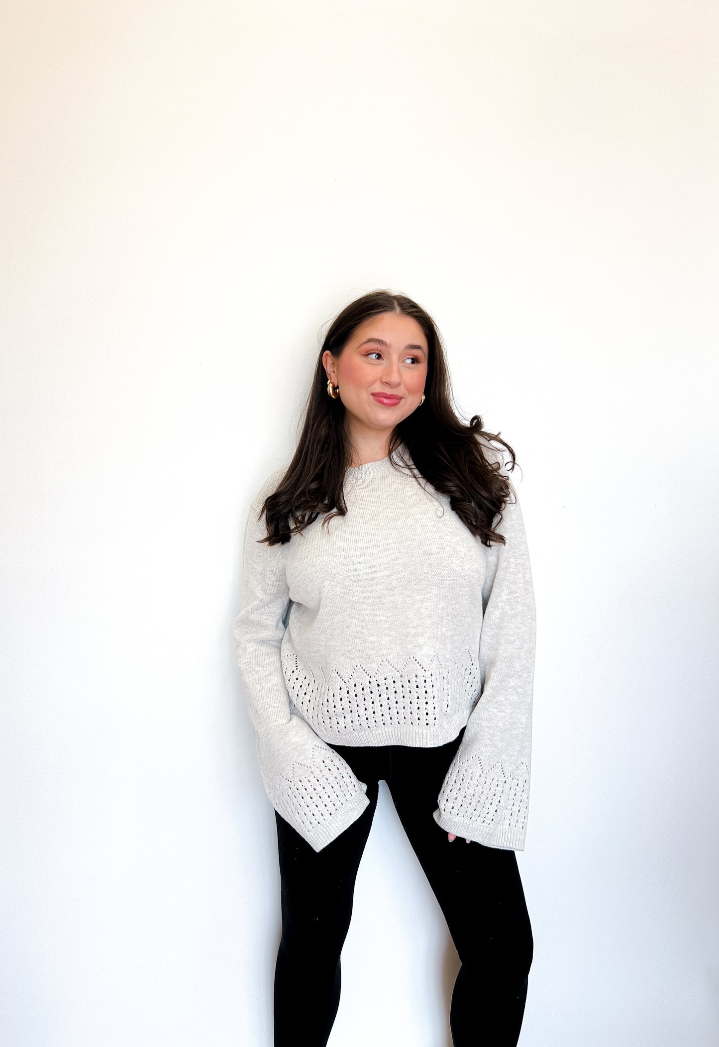 Open Knit Sweater
