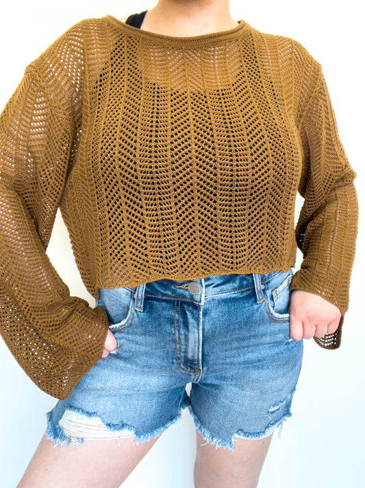 Light Wash Denim Shorts