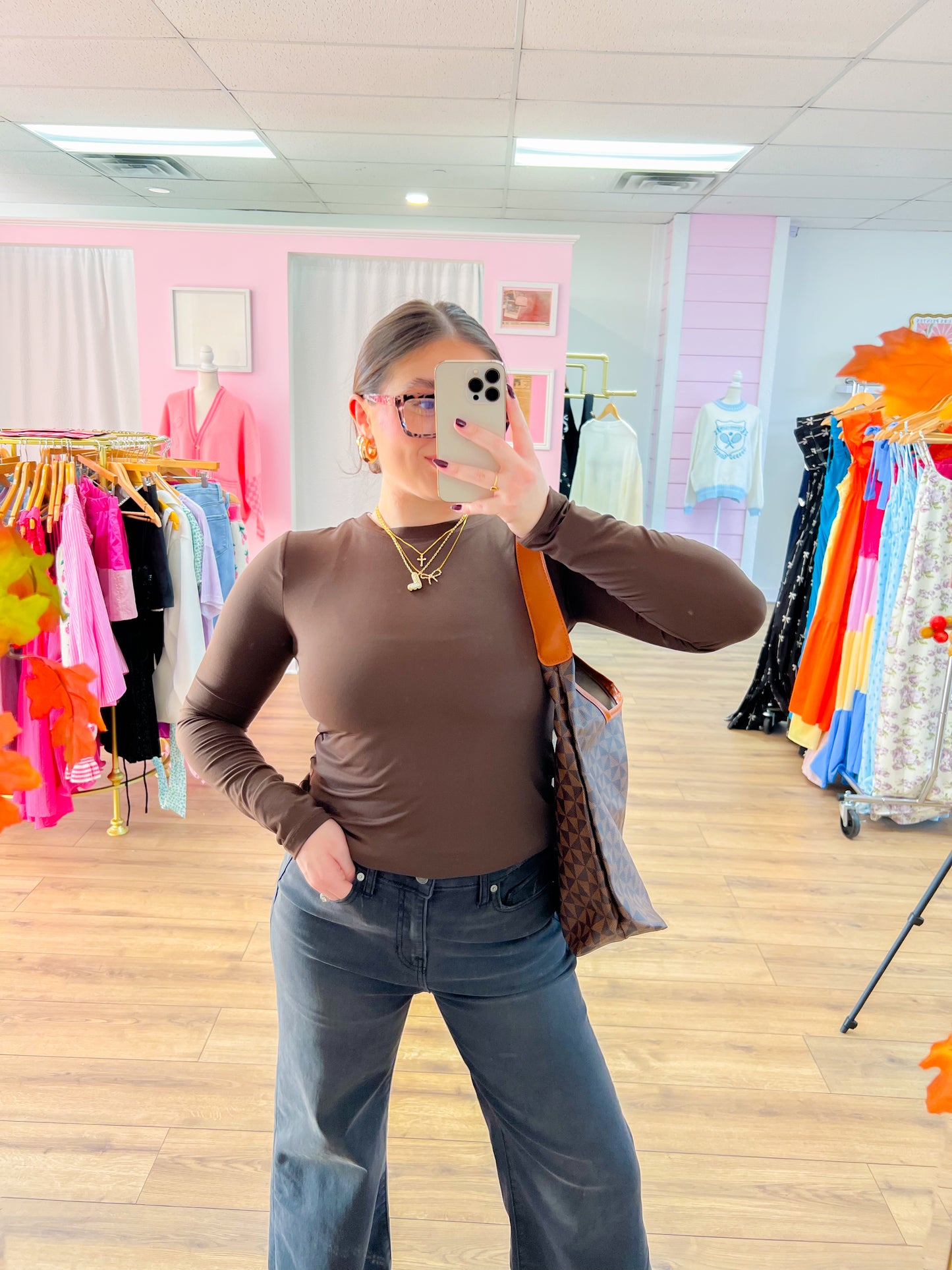 *RESTOCKED* Oh Shes Soft Long Sleeve - Brown