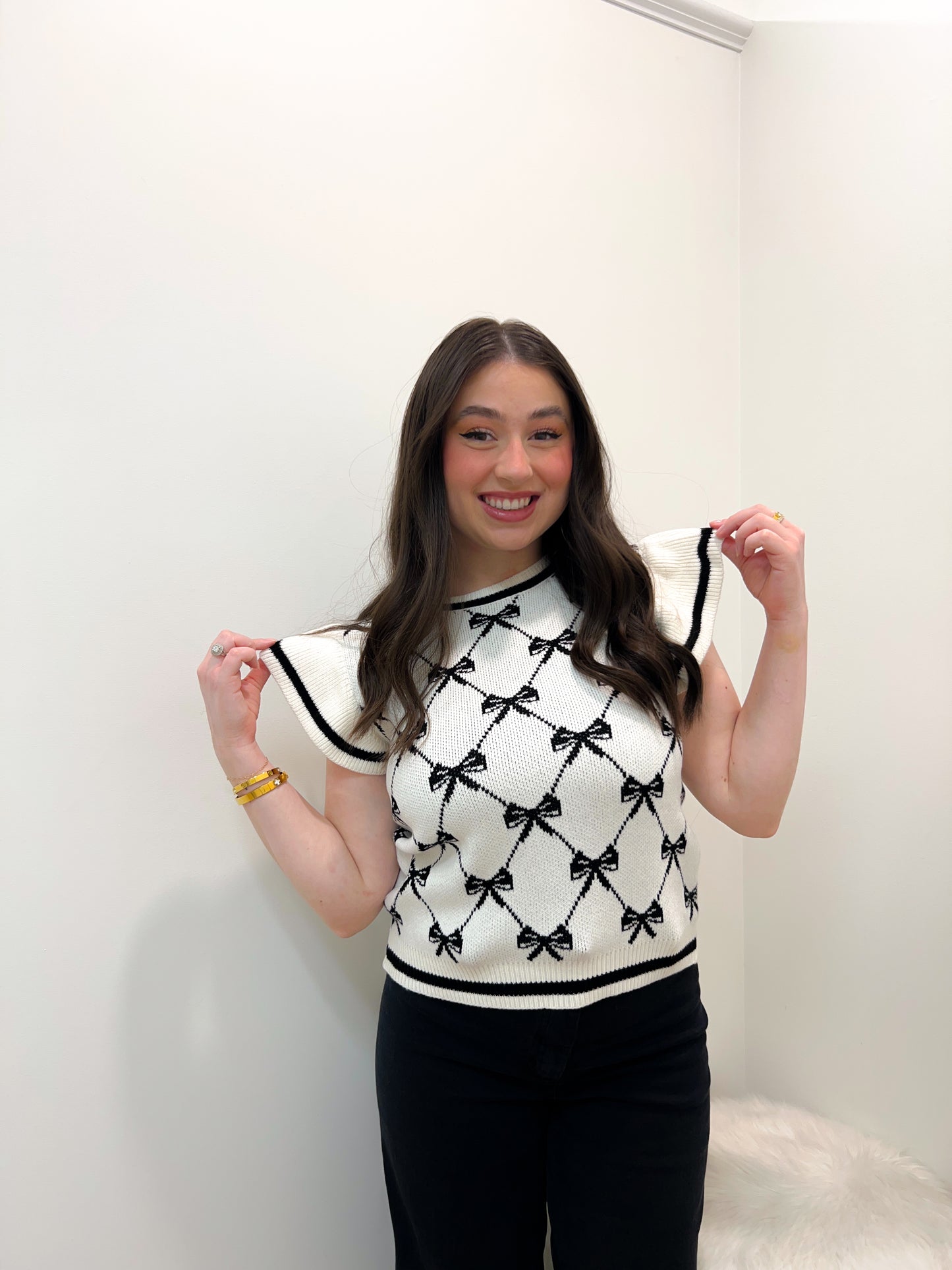 Coquette Flutter Sleeve Tank