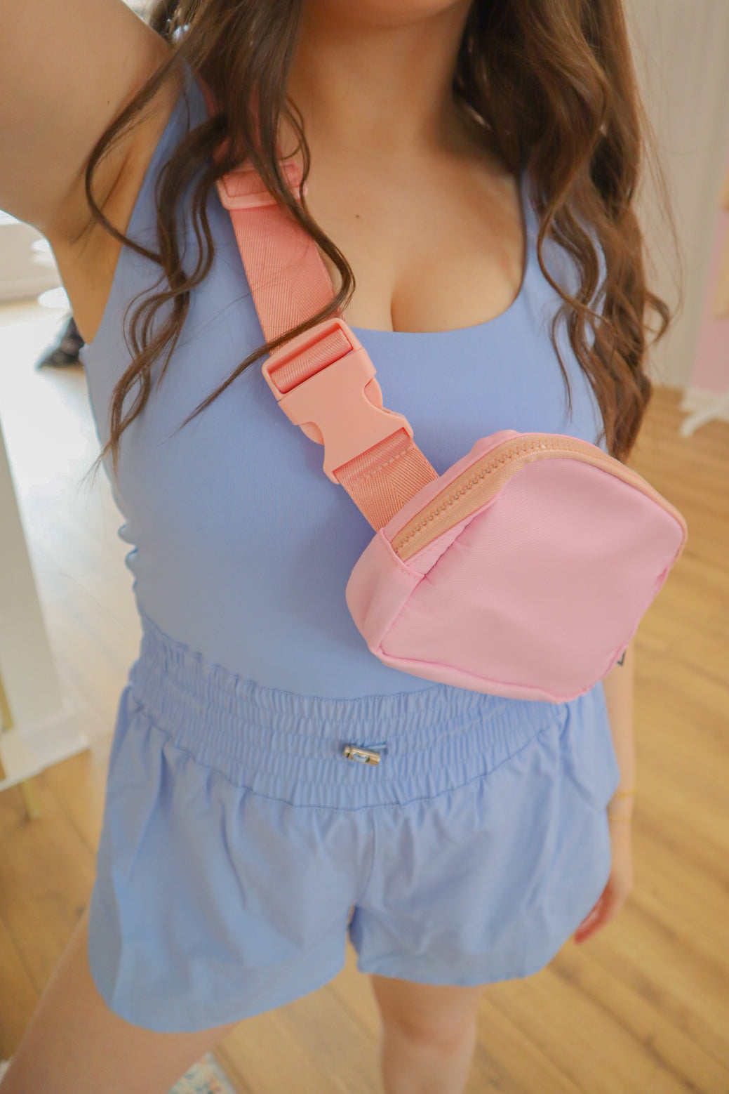 sporty girl romper - blue