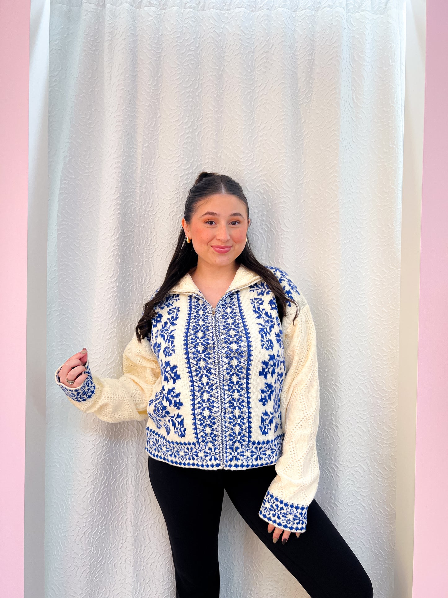 Lodge Zip Up Cardigan