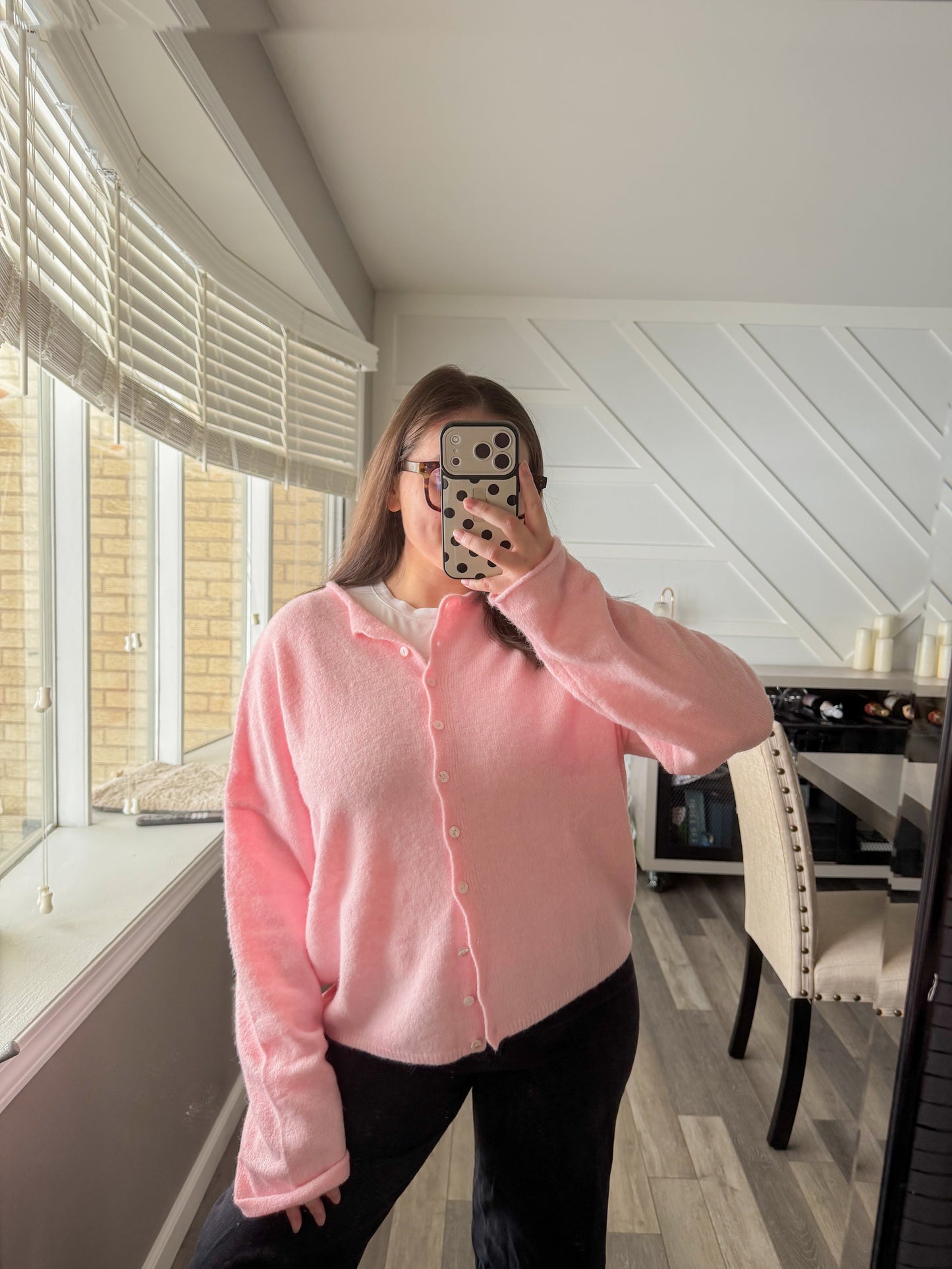 Pastels Cardigan- Pink