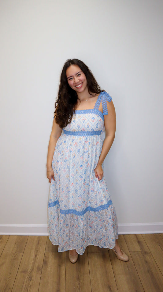 Flower Garden Midi Dress