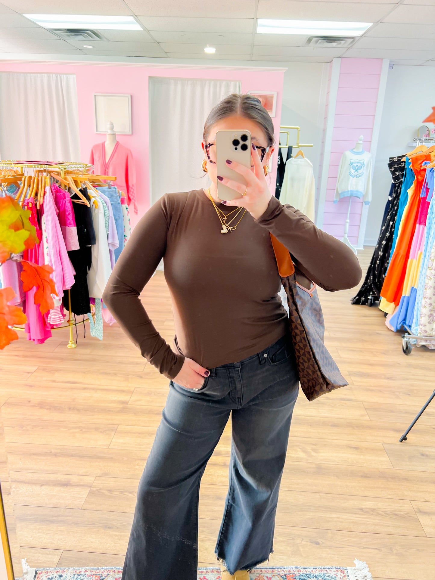 *RESTOCKED* Oh Shes Soft Long Sleeve - Brown