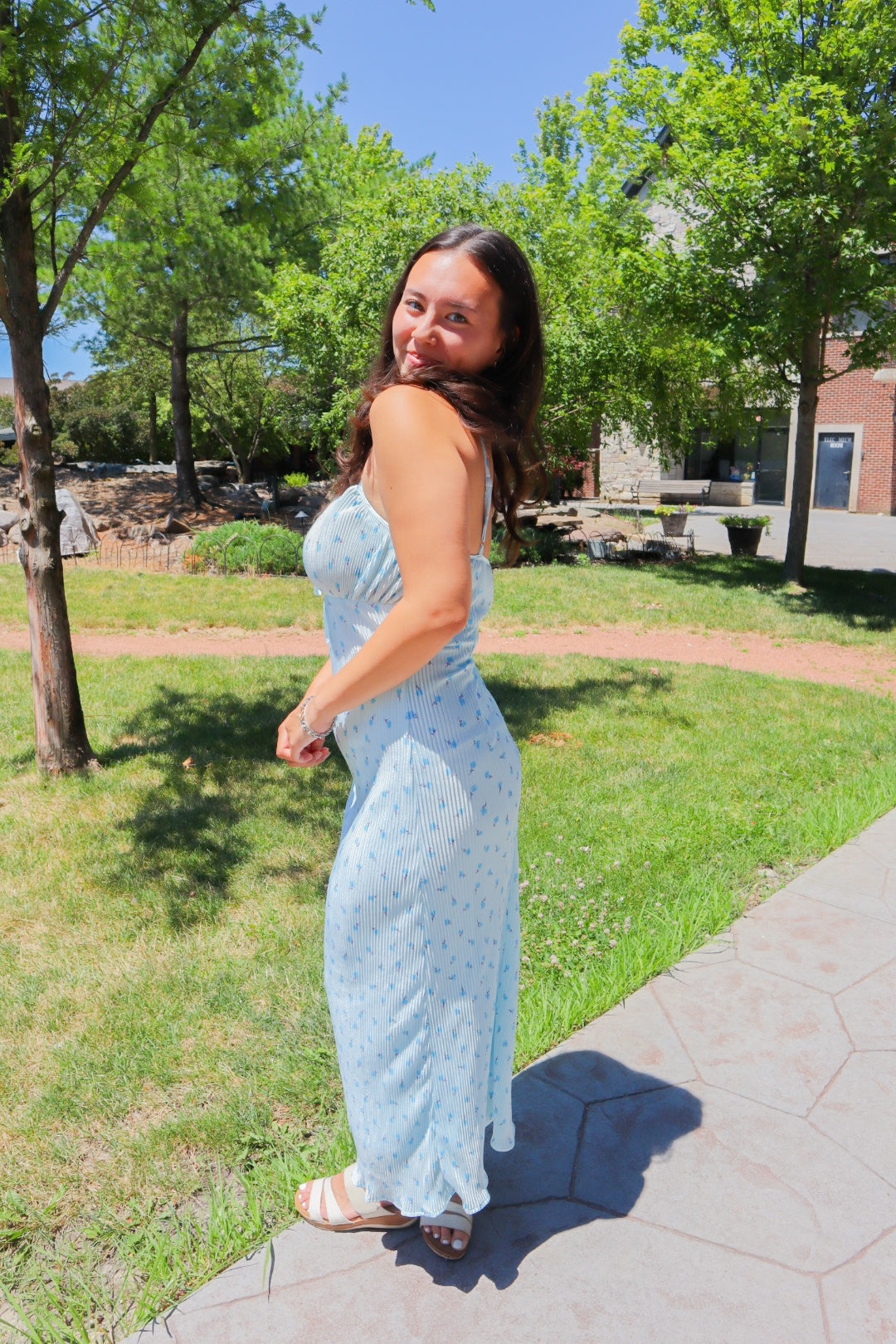 grand opening midi dress