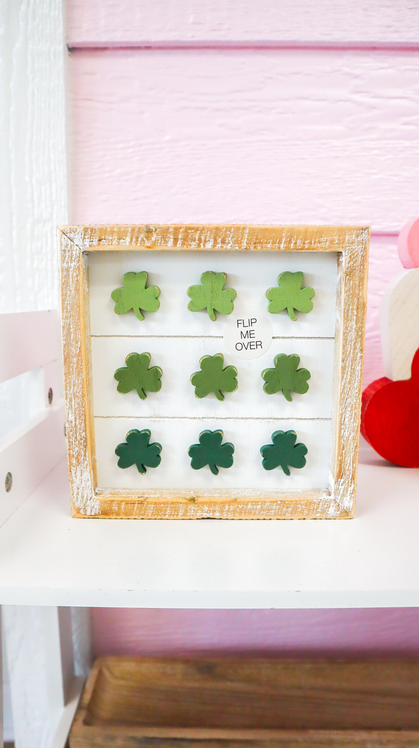 hearts & shamrocks sign