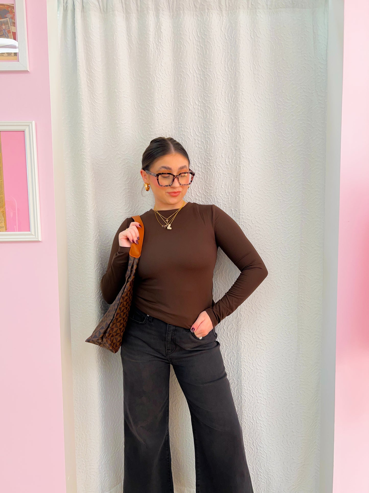 *RESTOCKED* Oh Shes Soft Long Sleeve - Brown